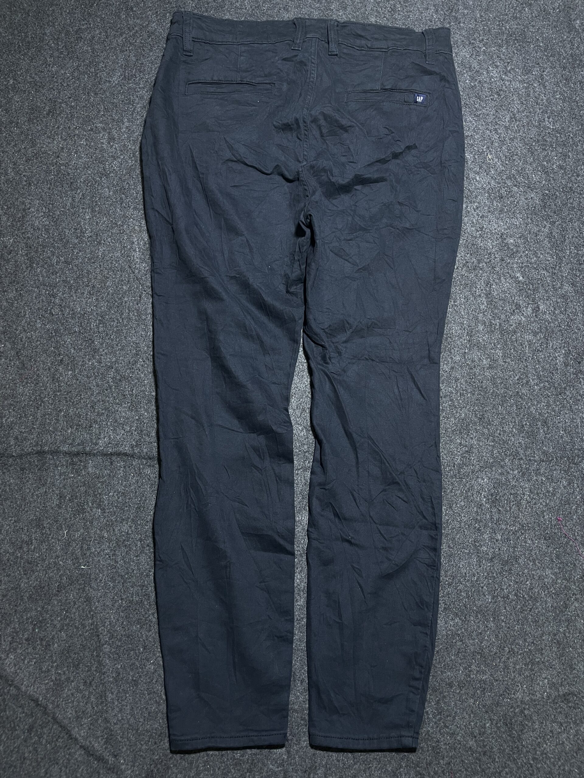 Gap Original Stretch Skinny fit Trouser Pant Navy Large