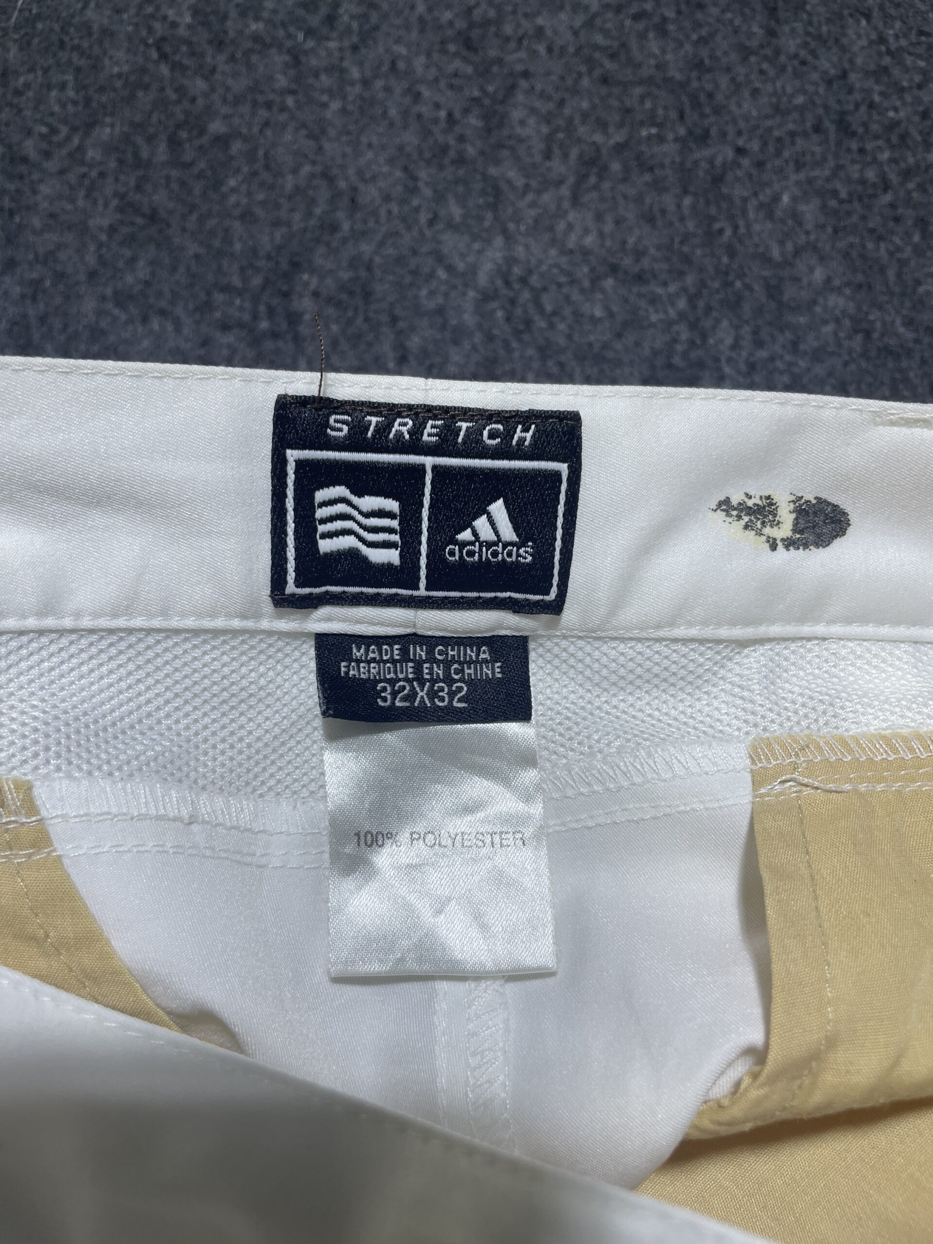 Adidas Original Stretch Trouser Pant Large White 34