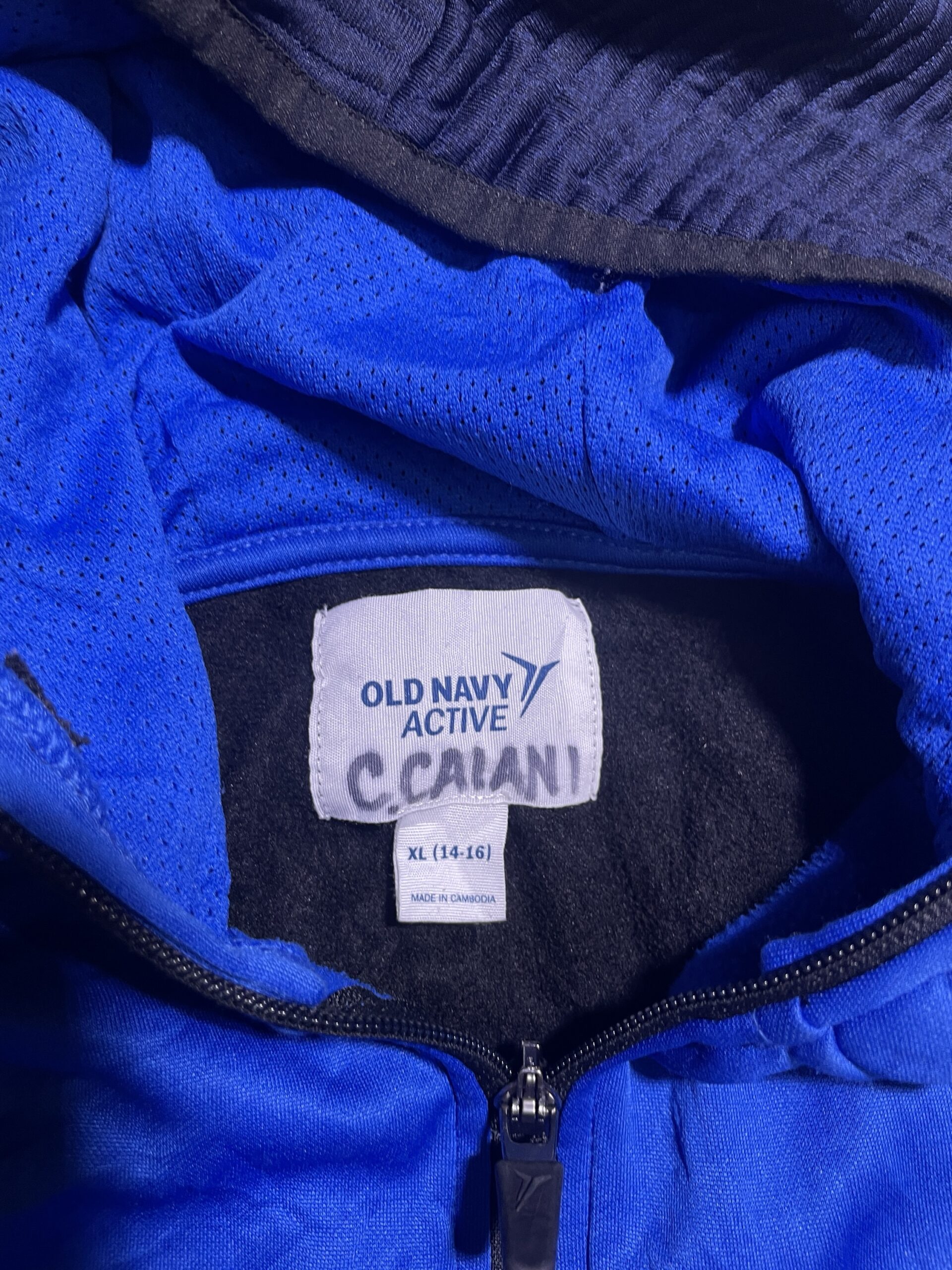 Old Navy ActiveWear Men’s Hoodie Blue Small