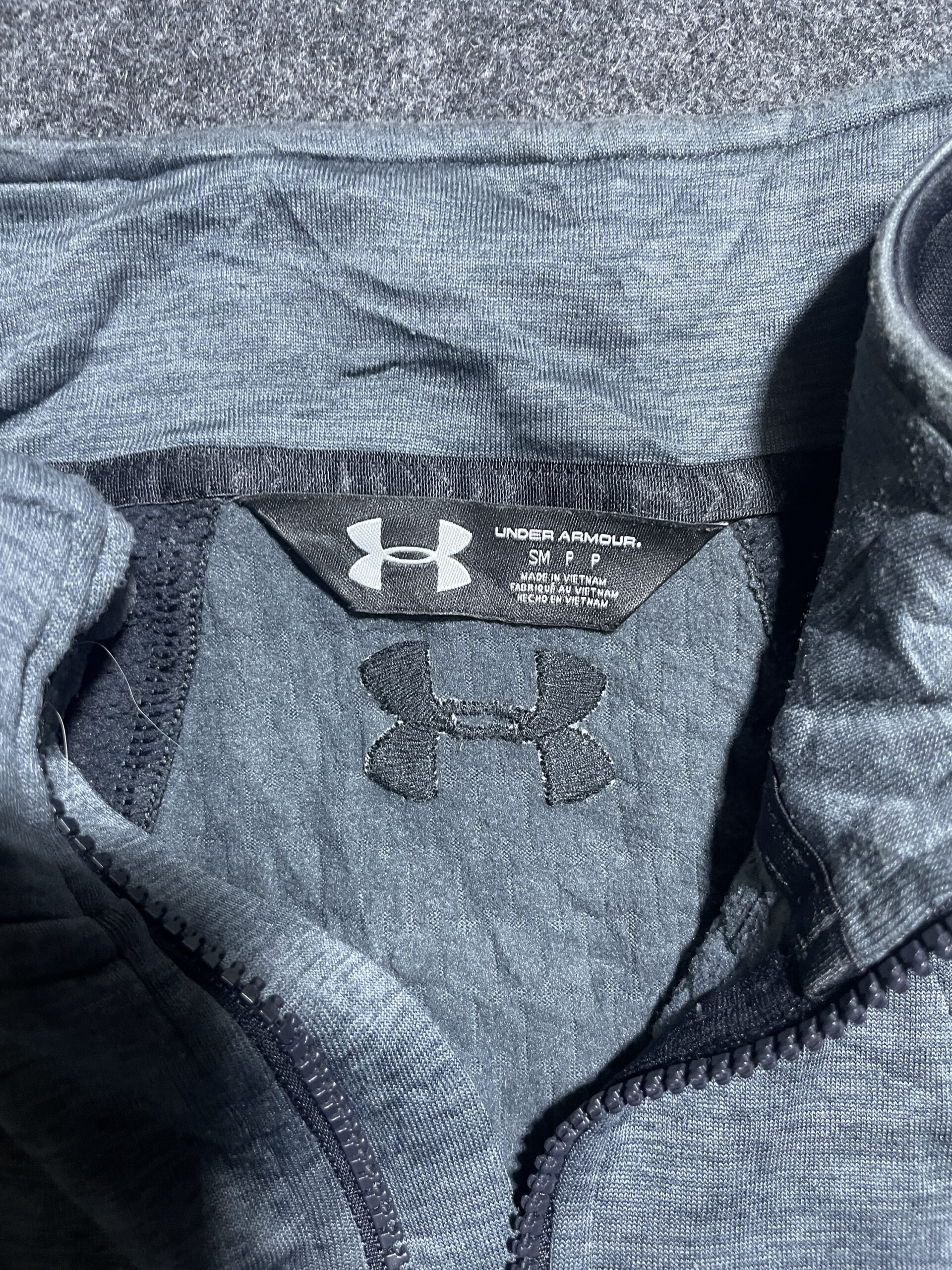 Under Armour Original Ambassador 2017 Half Zip Up Tshirt Grey Large