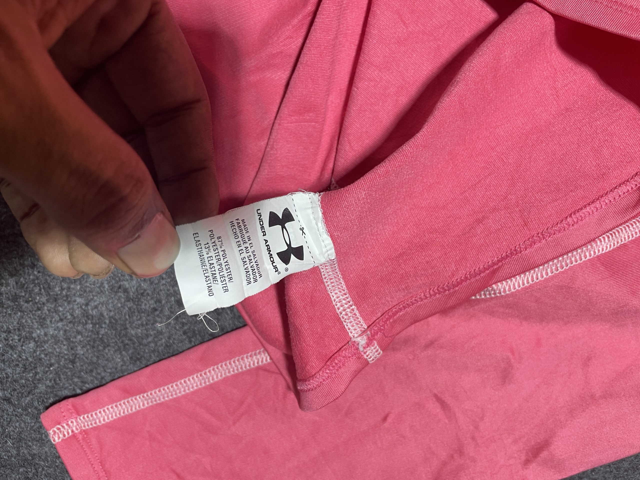 Under Armour Original Coldgear Women’s Body Fitted Tshirt Pink Small