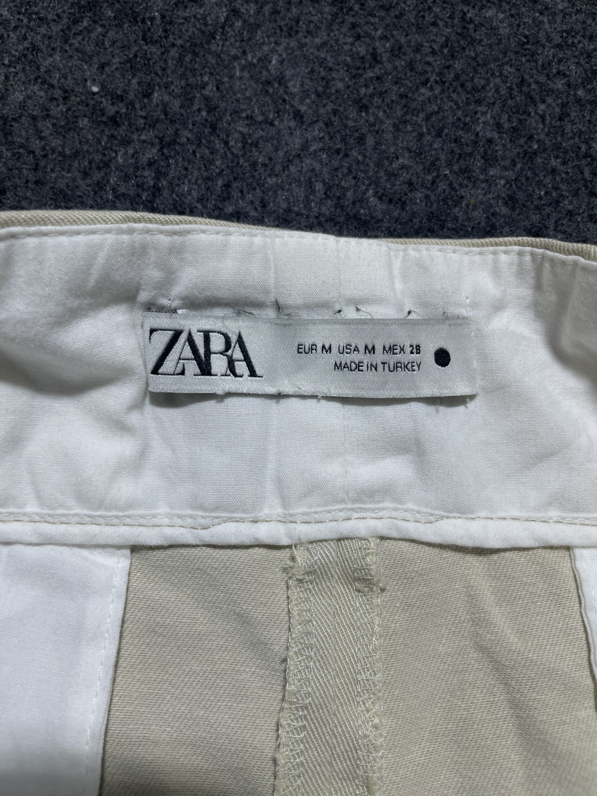 ZARA Men’s Cream Chinos – Waist 34 – Excellent Condition