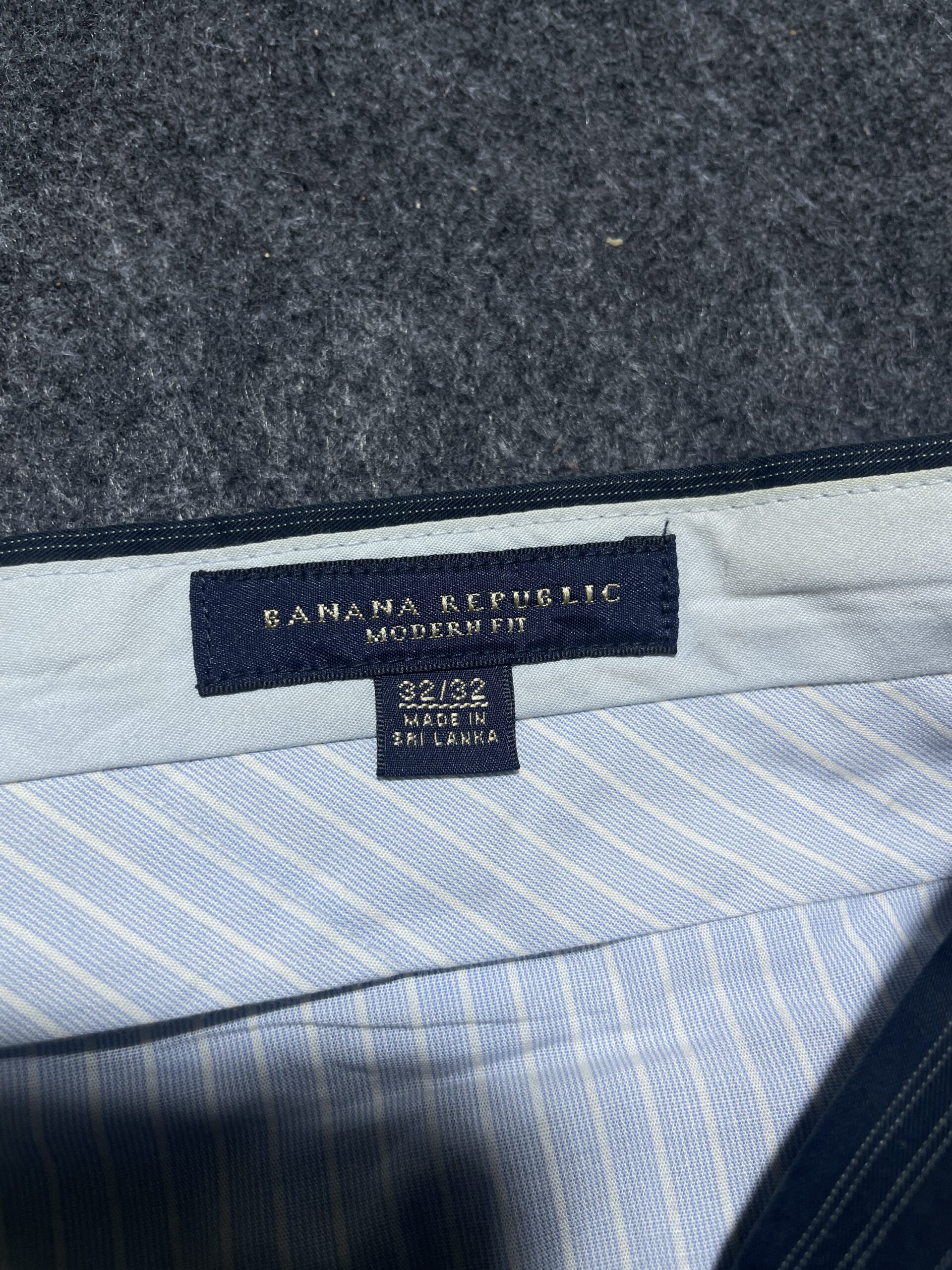 Banana Republic Modern Fit Pinstripe Formal Trousers | 34