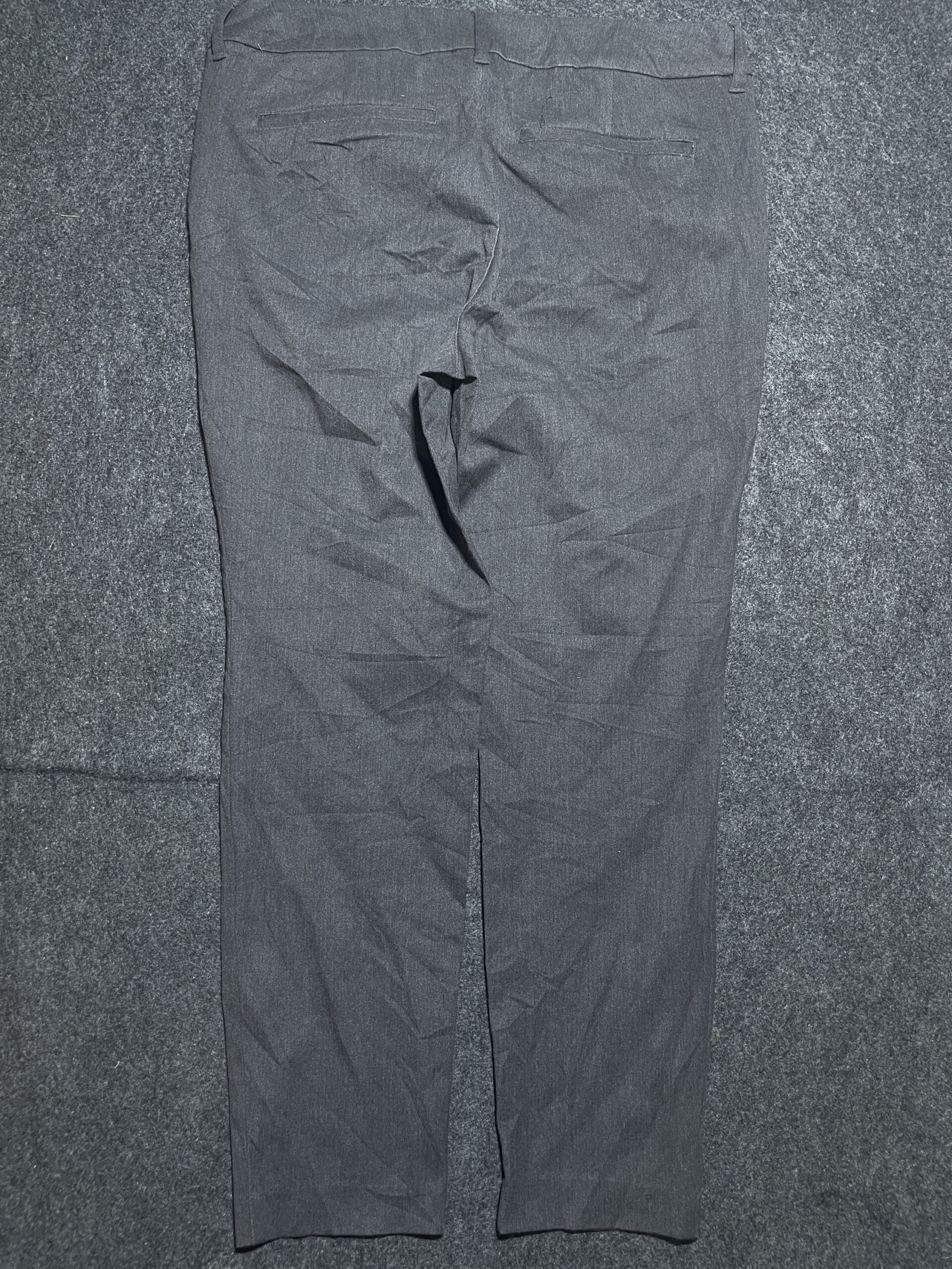 Old Navy Pixie Dark Grey Slim Pants – Women’s Stretch Casual Trousers | 32