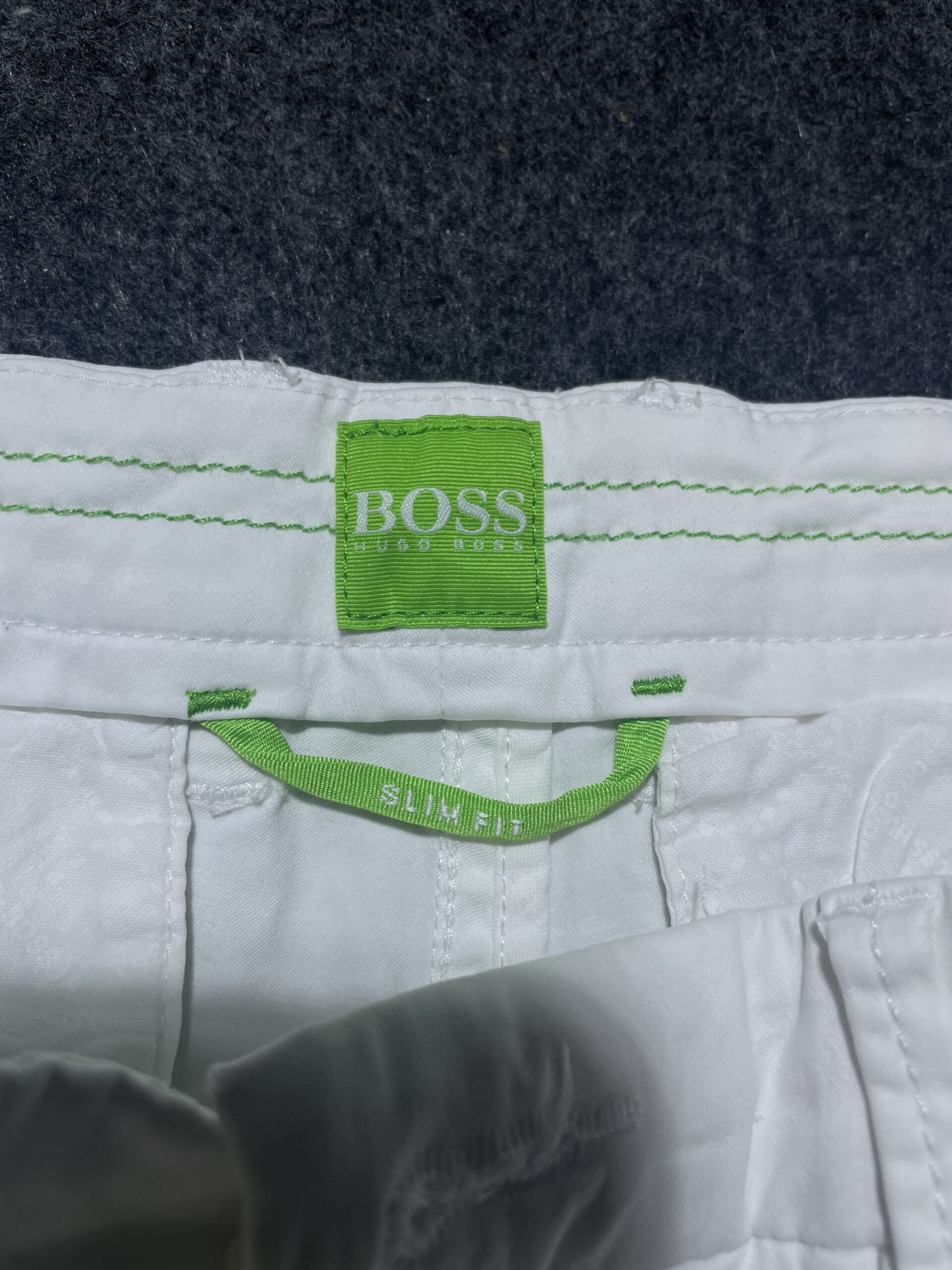 Hugo Boss Slim Fit White Chinos Men’s Premium Casual Trousers | 32