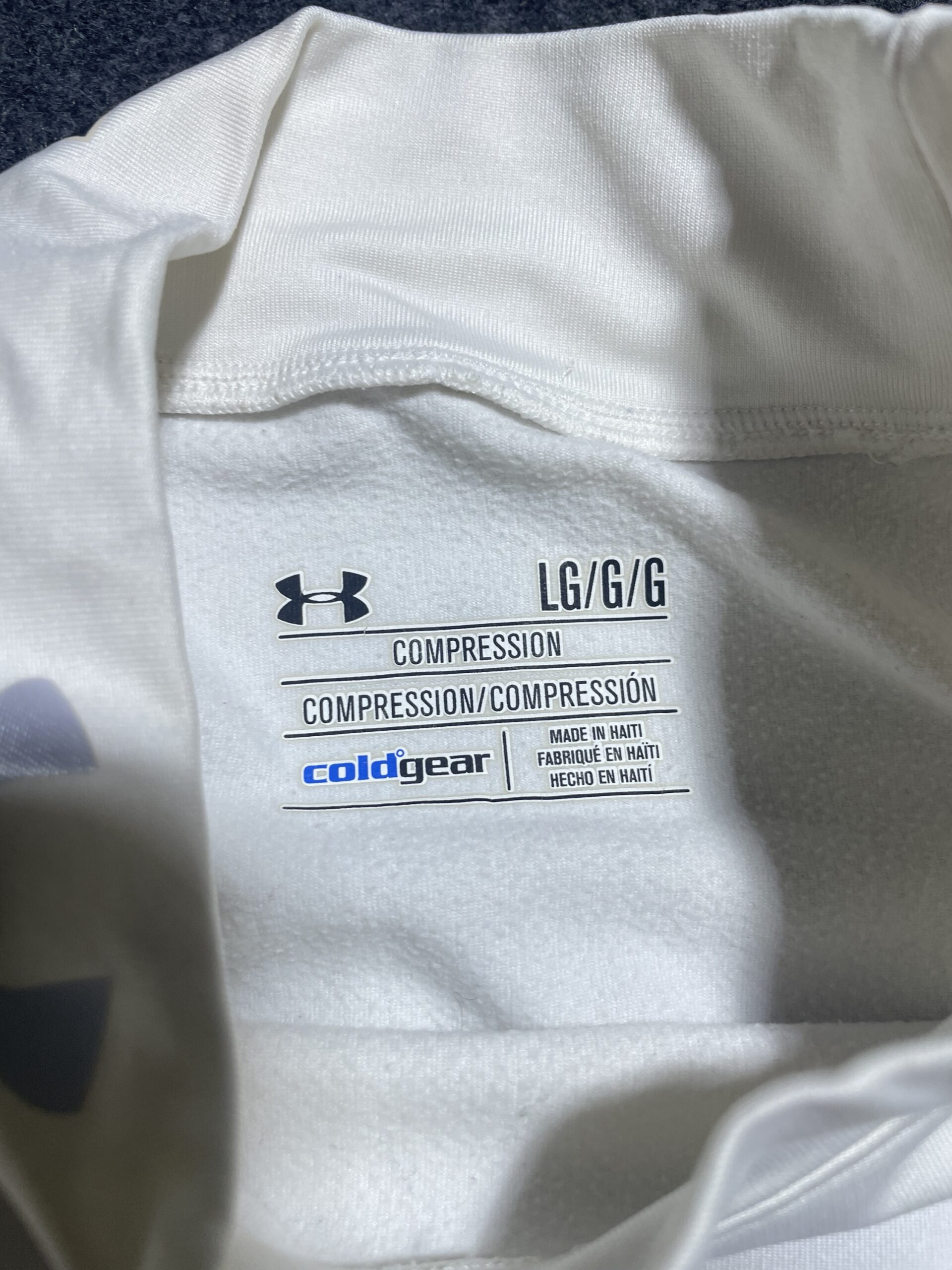 Under Armour Coldgear Compression Tshirt White M