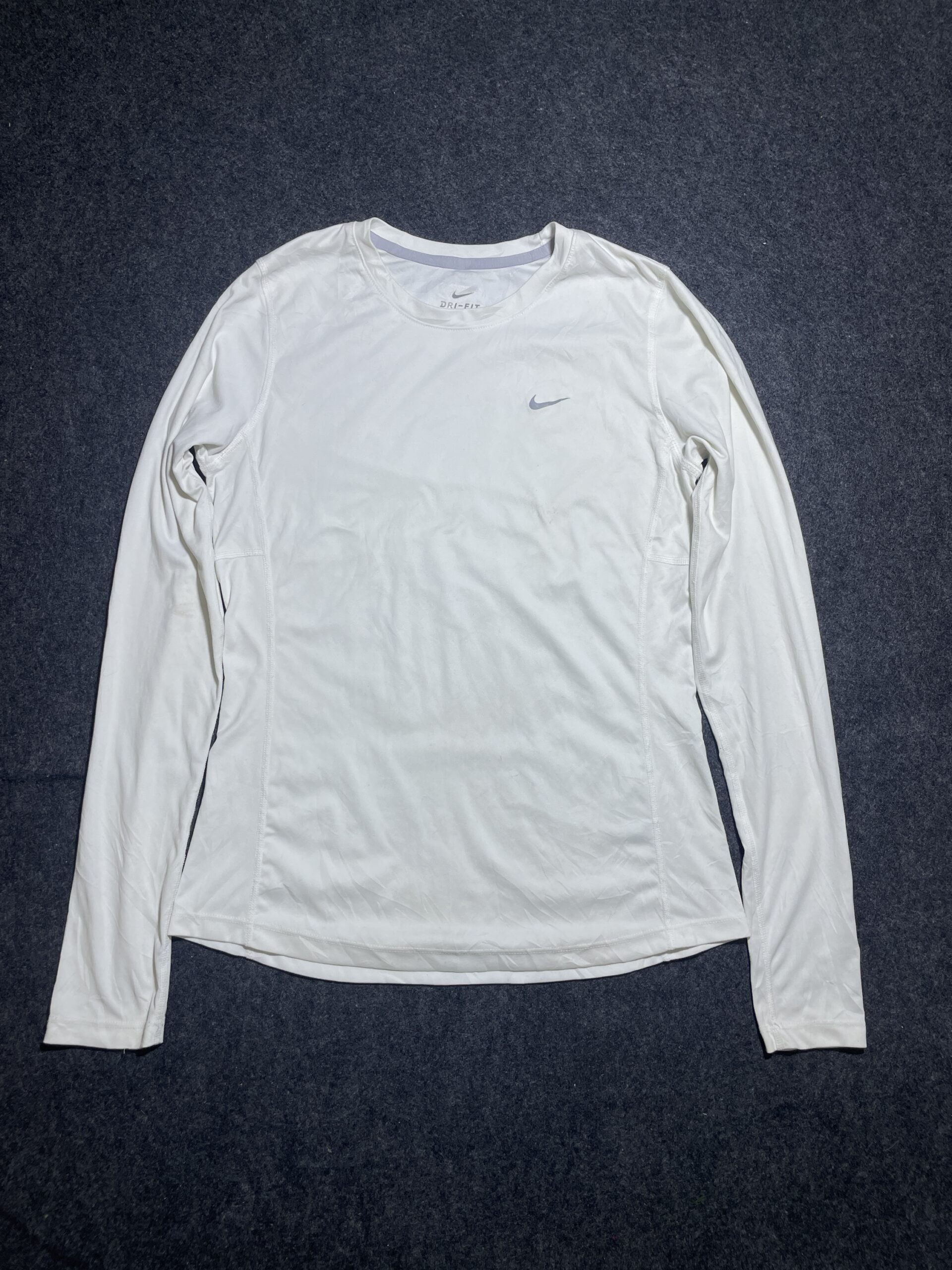Nike Dri Fit Sports Tshirt White S