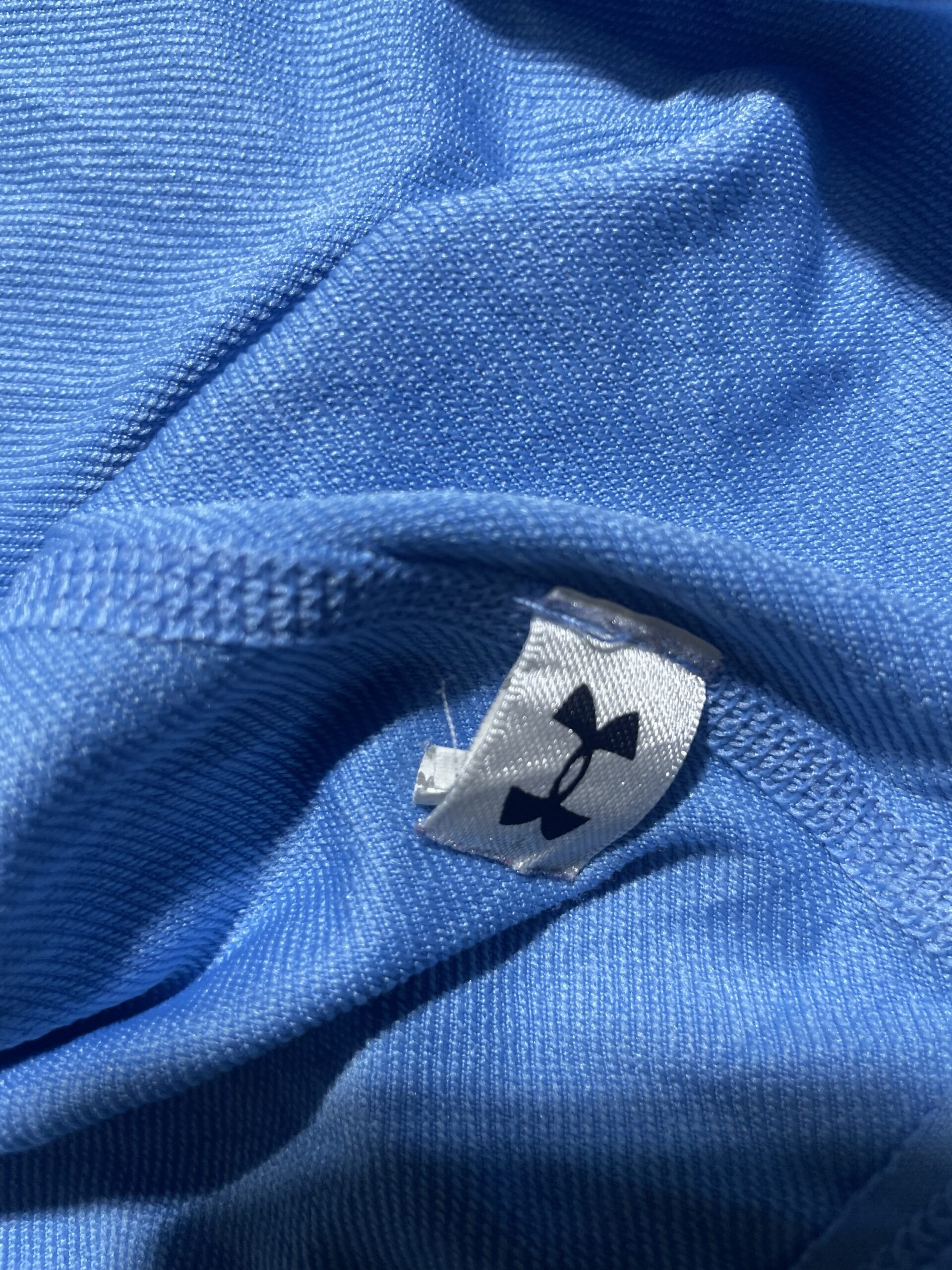 Under Armour Original Coldgear Half Zip Up Training Tshirt Blue S