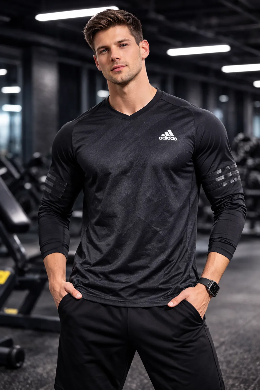 Adidas Running Climalite Tshirt Black S