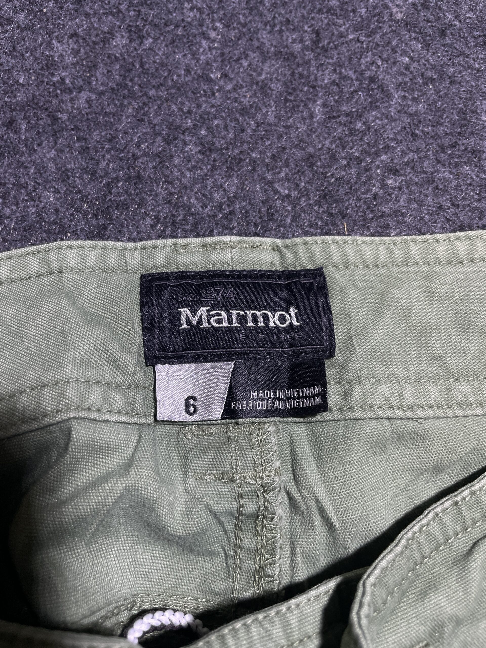 Marmot Original Men’s Trouser Green M | Made In vietnam