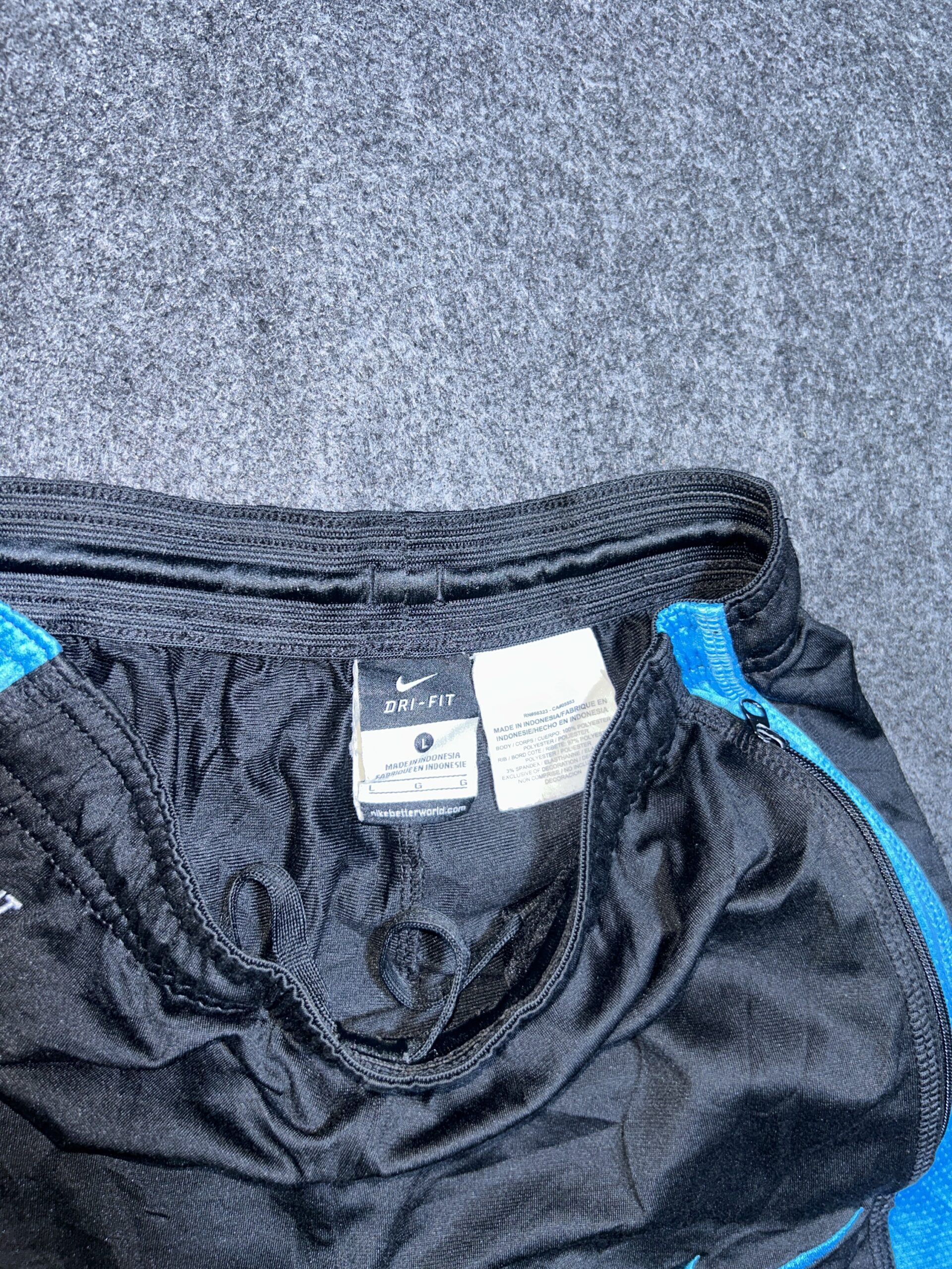 Nike Original Dri-FIT FC Barcelona Training Shorts Black & Turquoise | 24-26