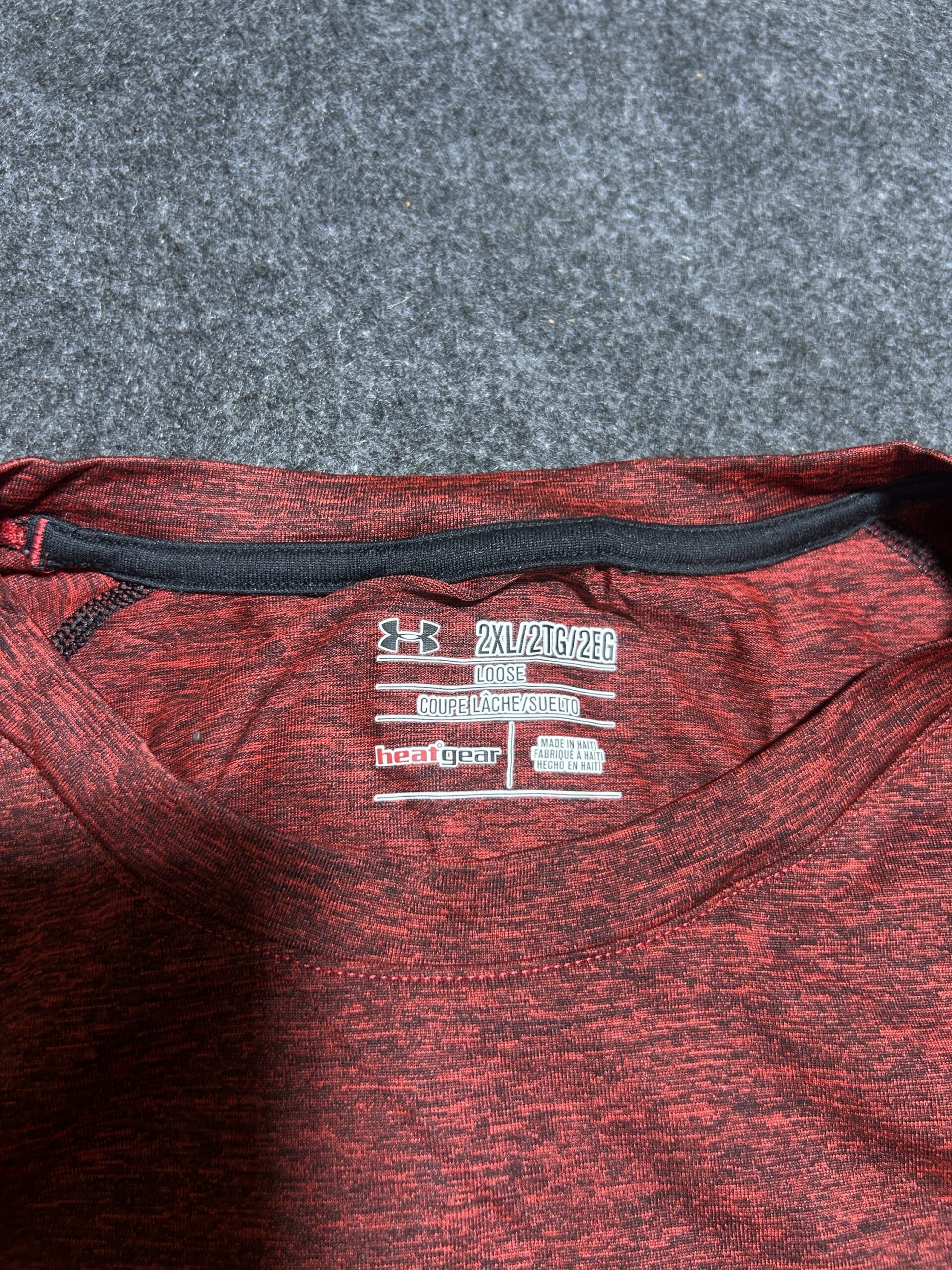 Under Armour Heatgear Training T-shirt Maroon M