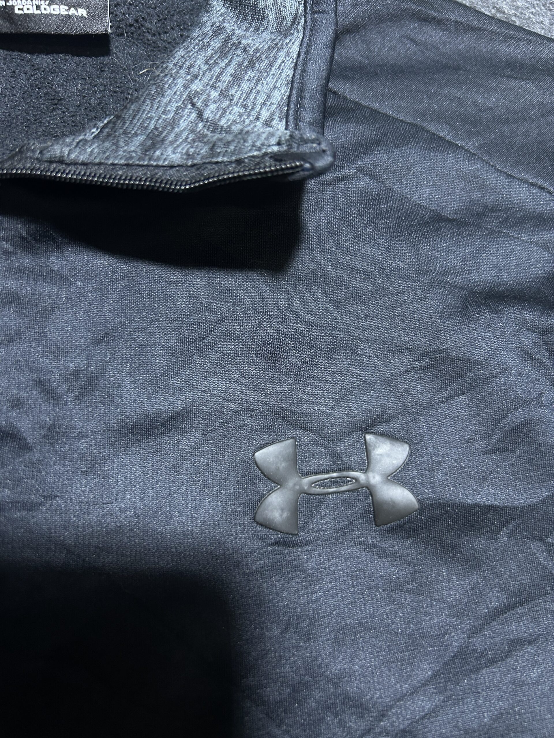 Under Armour Coldgear Halfzip Up Tshirt Black M