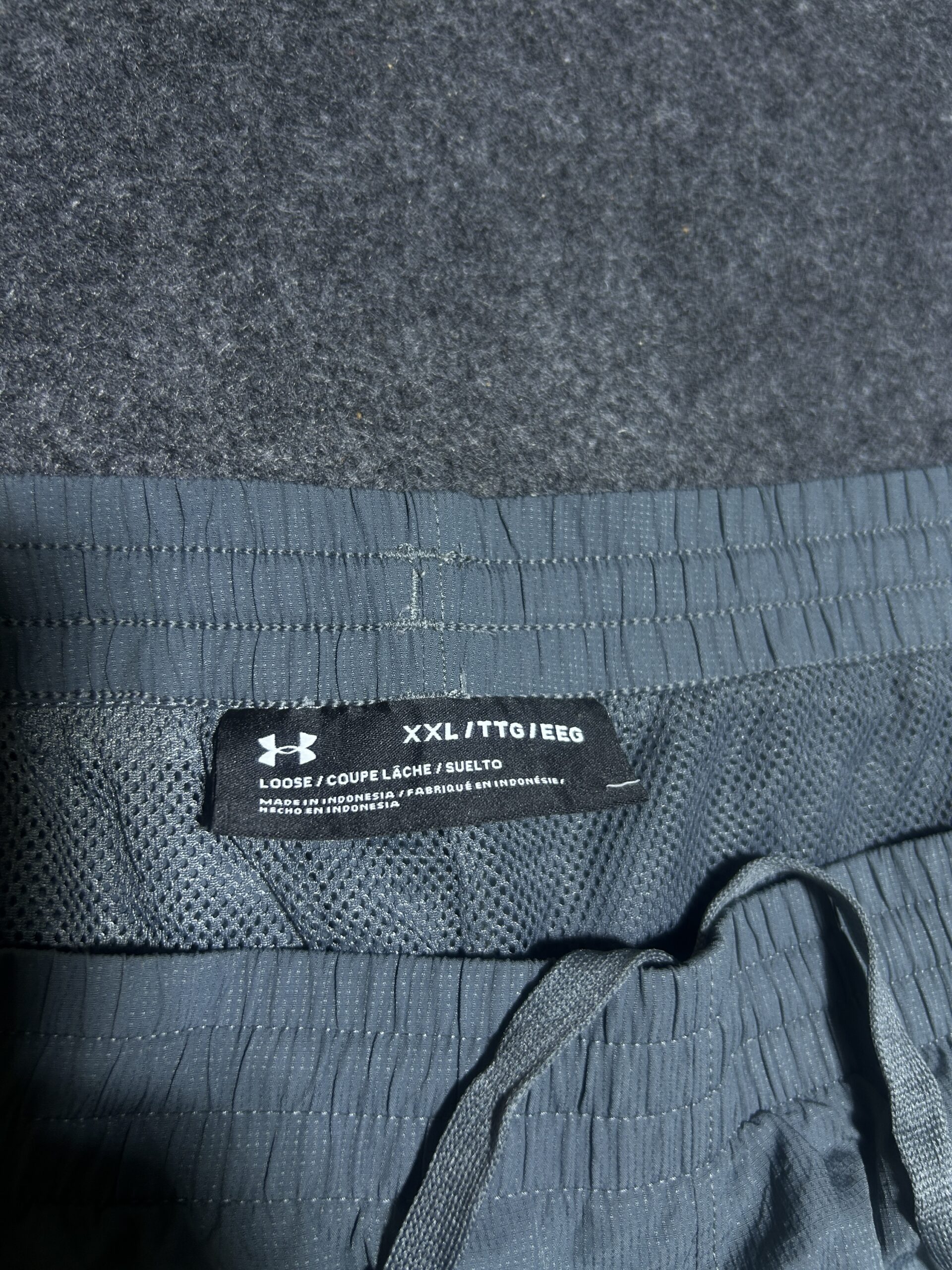 Under Armour Lightweight Training Track Pants  | Slate Grey | XXL | Hem Zip | Unused