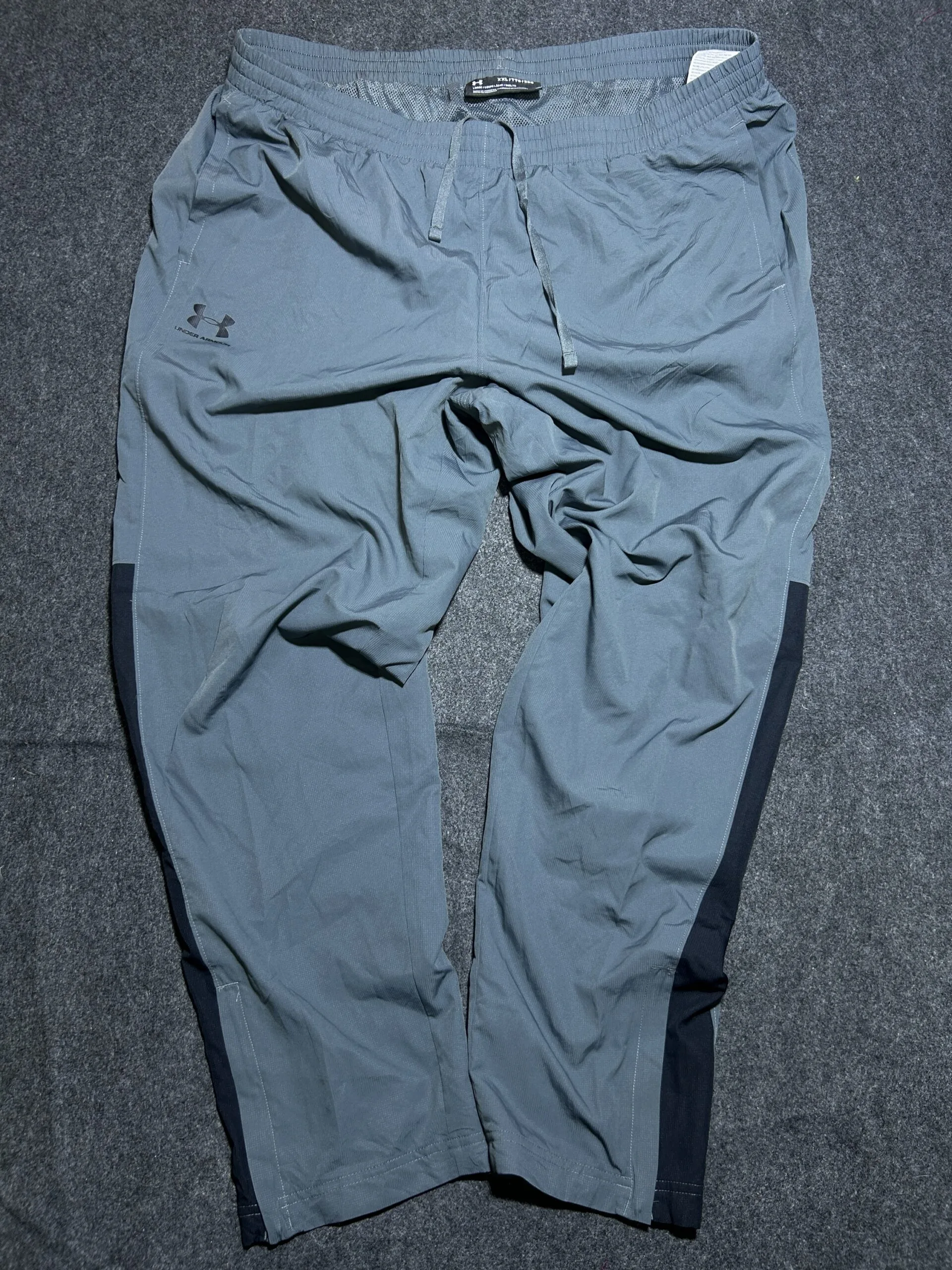 Under Armour Lightweight Training Track Pants  | Slate Grey | XXL | Hem Zip | Unused