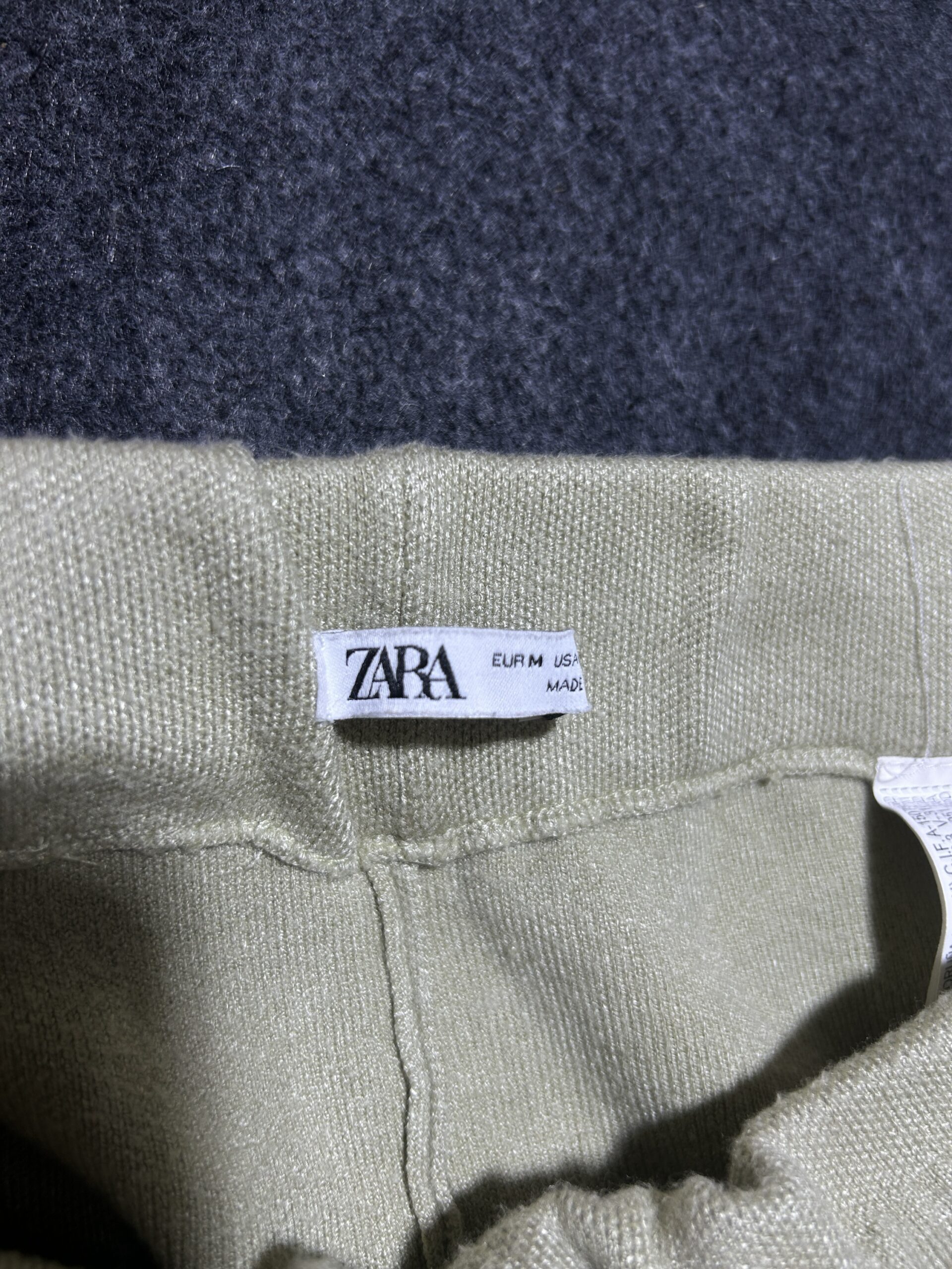 ZARA Knit Jogger Pants – Cream Beige | Premium Comfort Fit