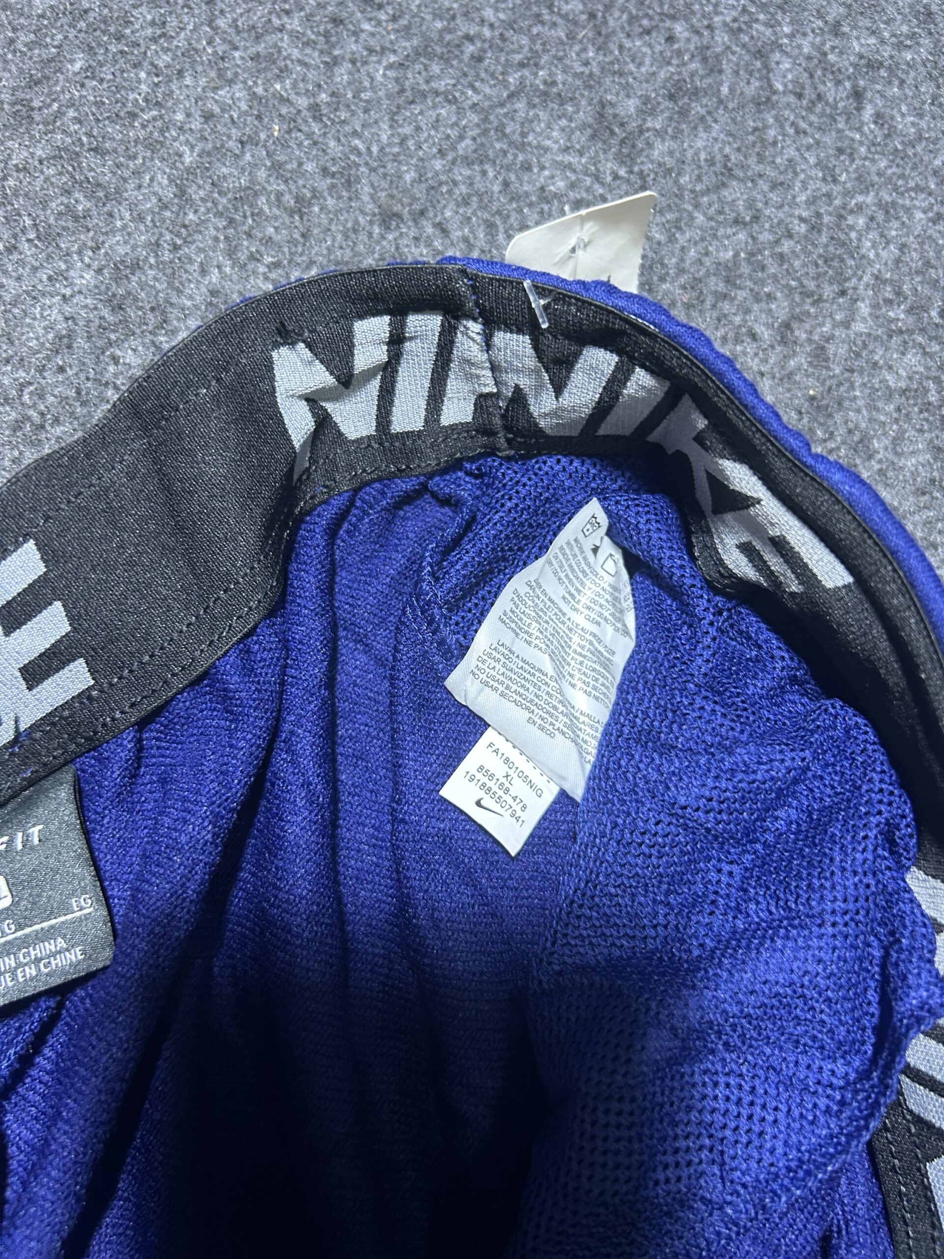 Nike Dri-FIT Blue Track Pants – Premium Comfort | 28-30 | Unisex