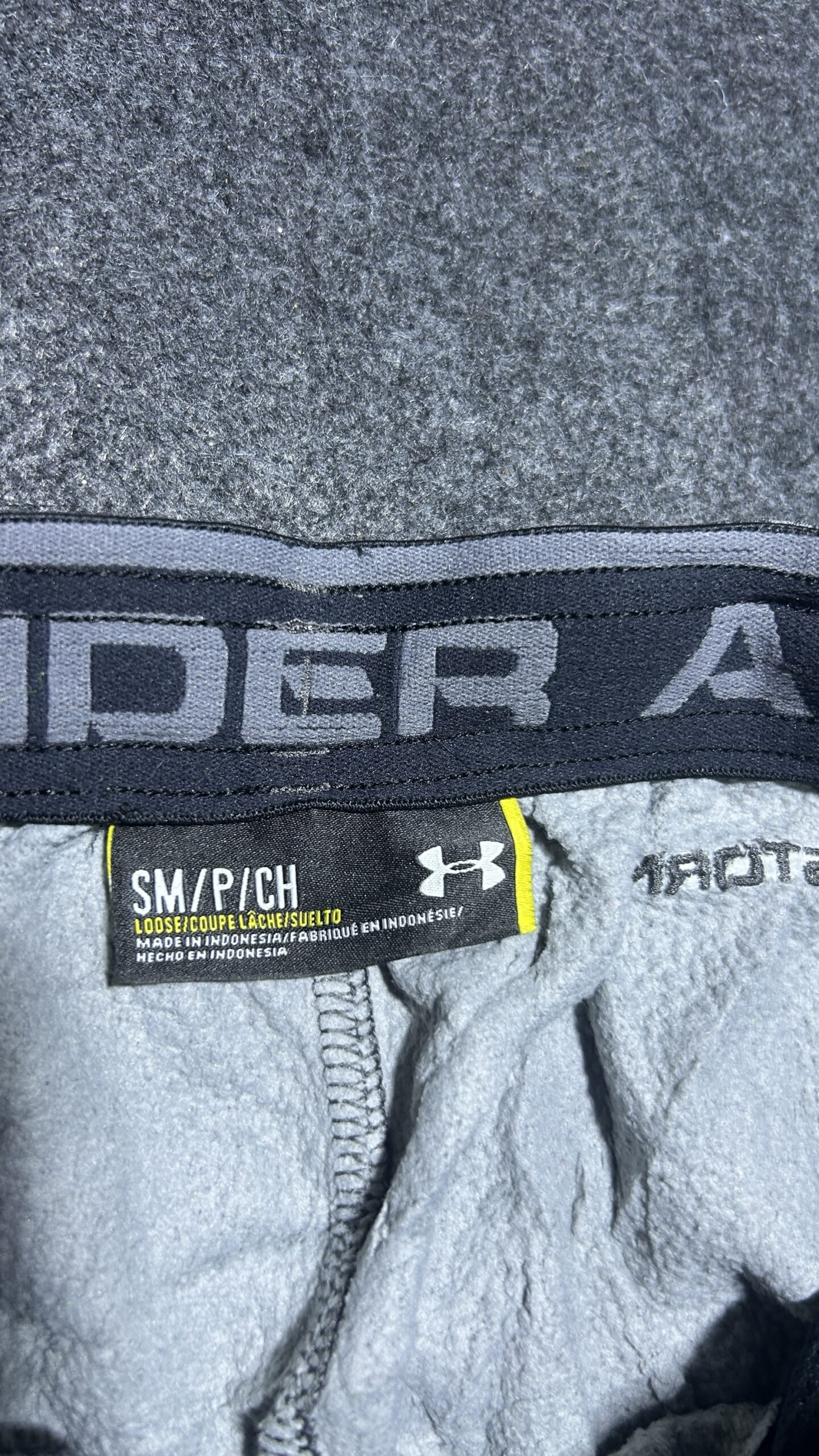 Under Armour Original Track Pant Grey | 28-32 | Wide Leg open | Unisex