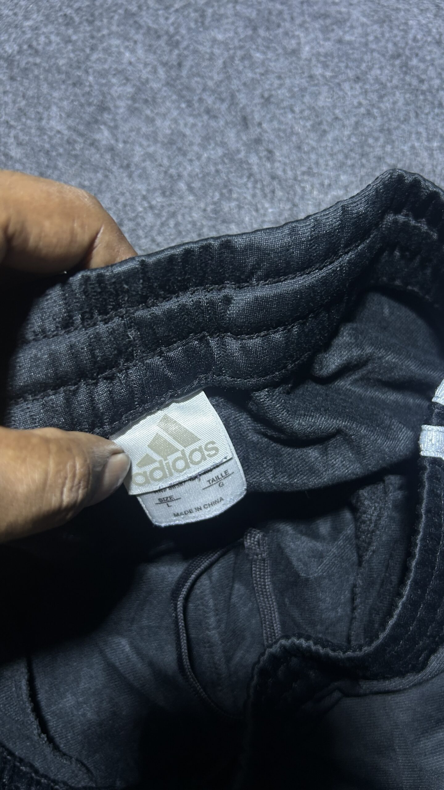 Adidas Original Training Track Pant | Black | 3 Strips | 26-28 Stretch | Unisex