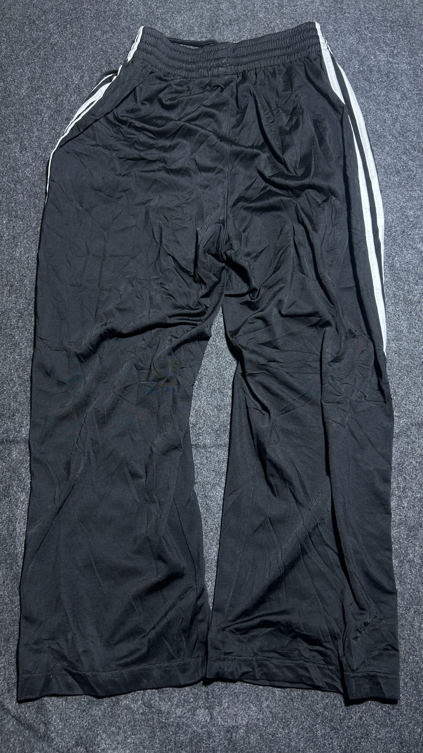 Adidas Original  Baggy Track Pant | 3 Strips | Black | 26-32 stretch | Unisex