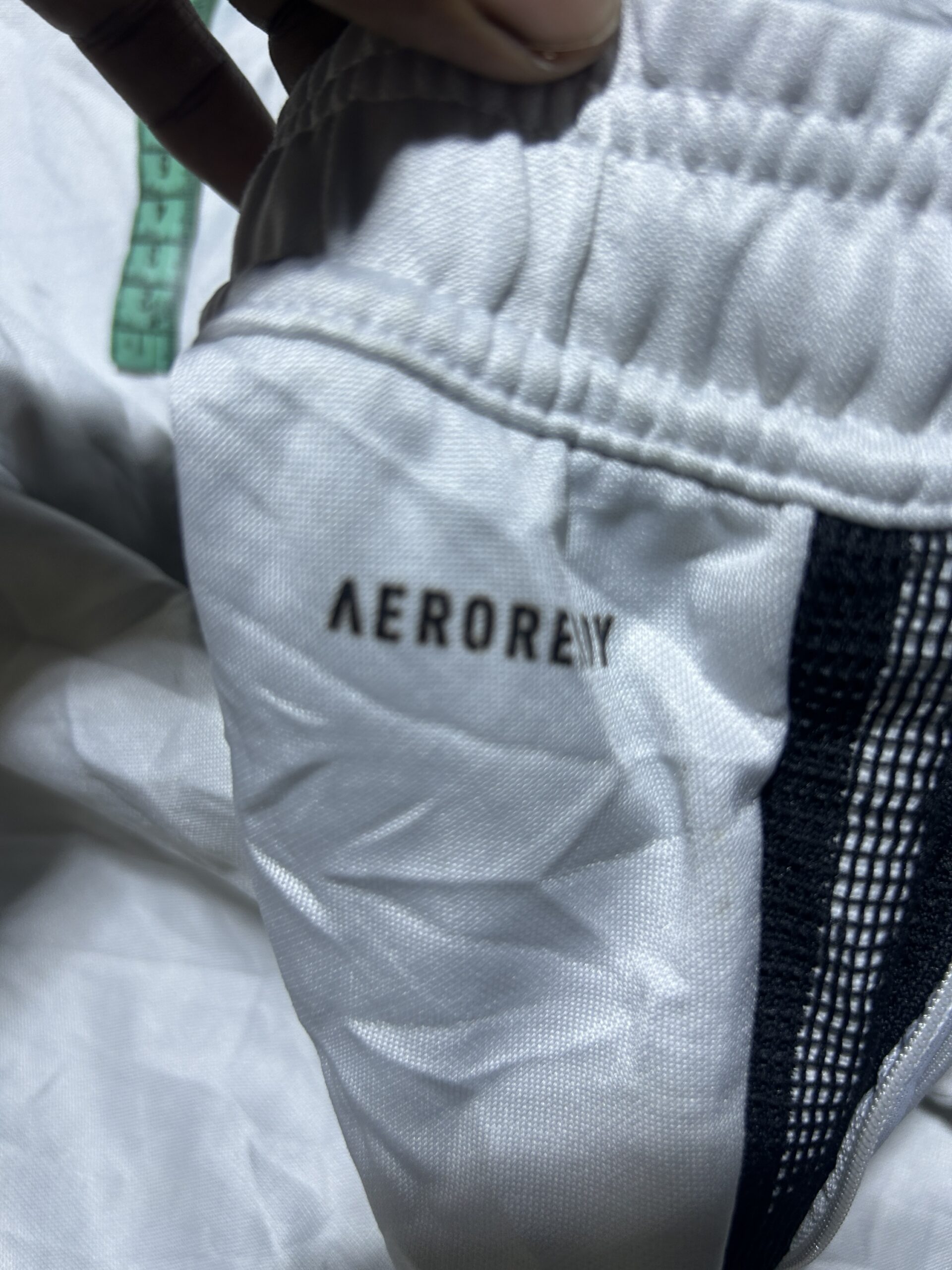 Adidas Original Aeroready 3 Strips Track Pant | Off White | 32-34 | Ankle Zip