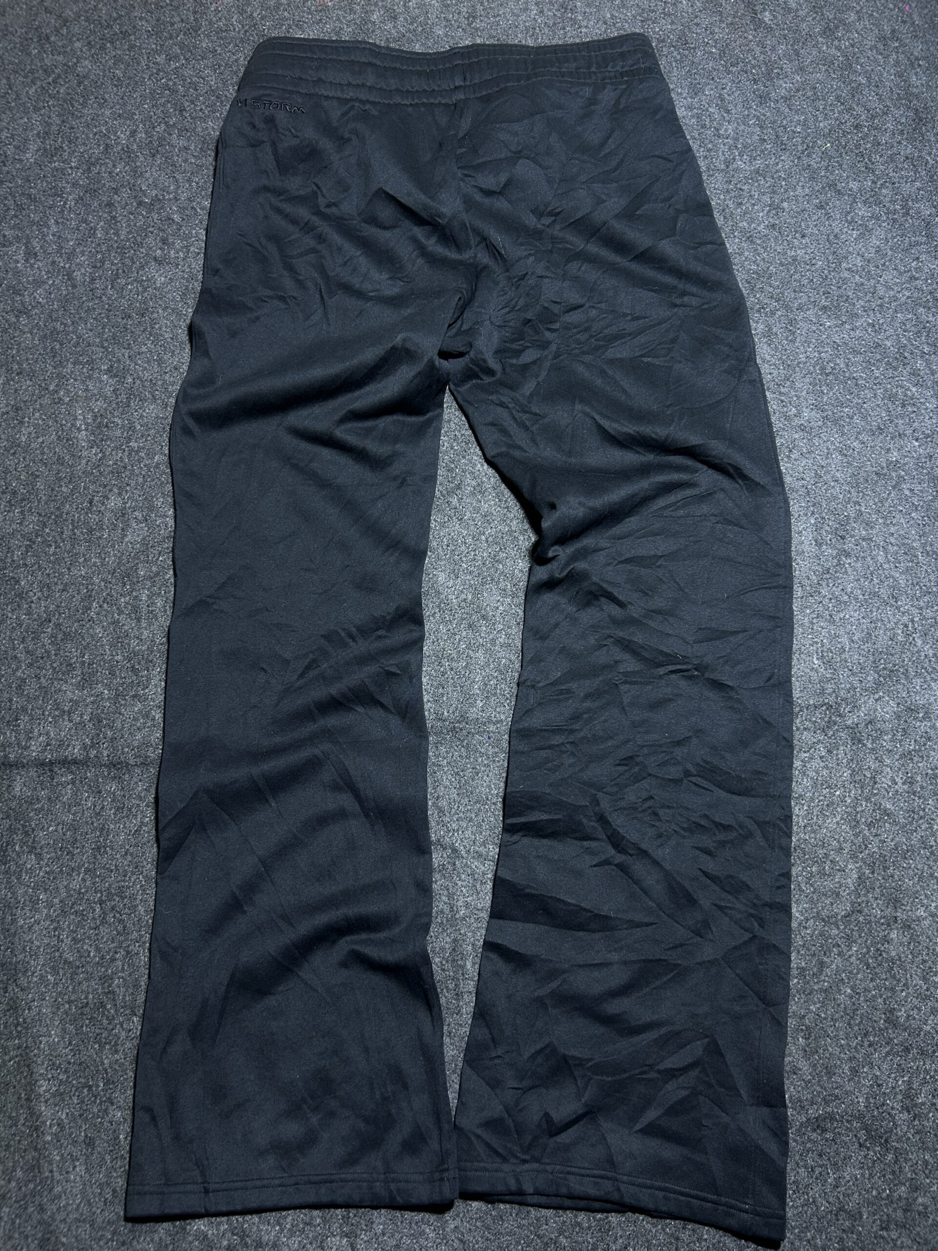 Under Armour Storm Black Track Pants | Fleece Lined | Semi-Fitted | Size M (32–34)