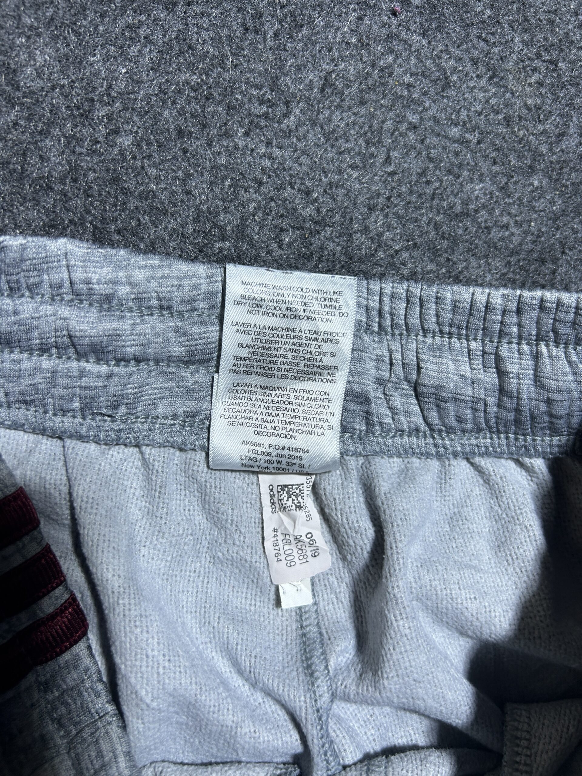 Adidas Original Track Pant | 24-26 | Unisex | Grey | like New