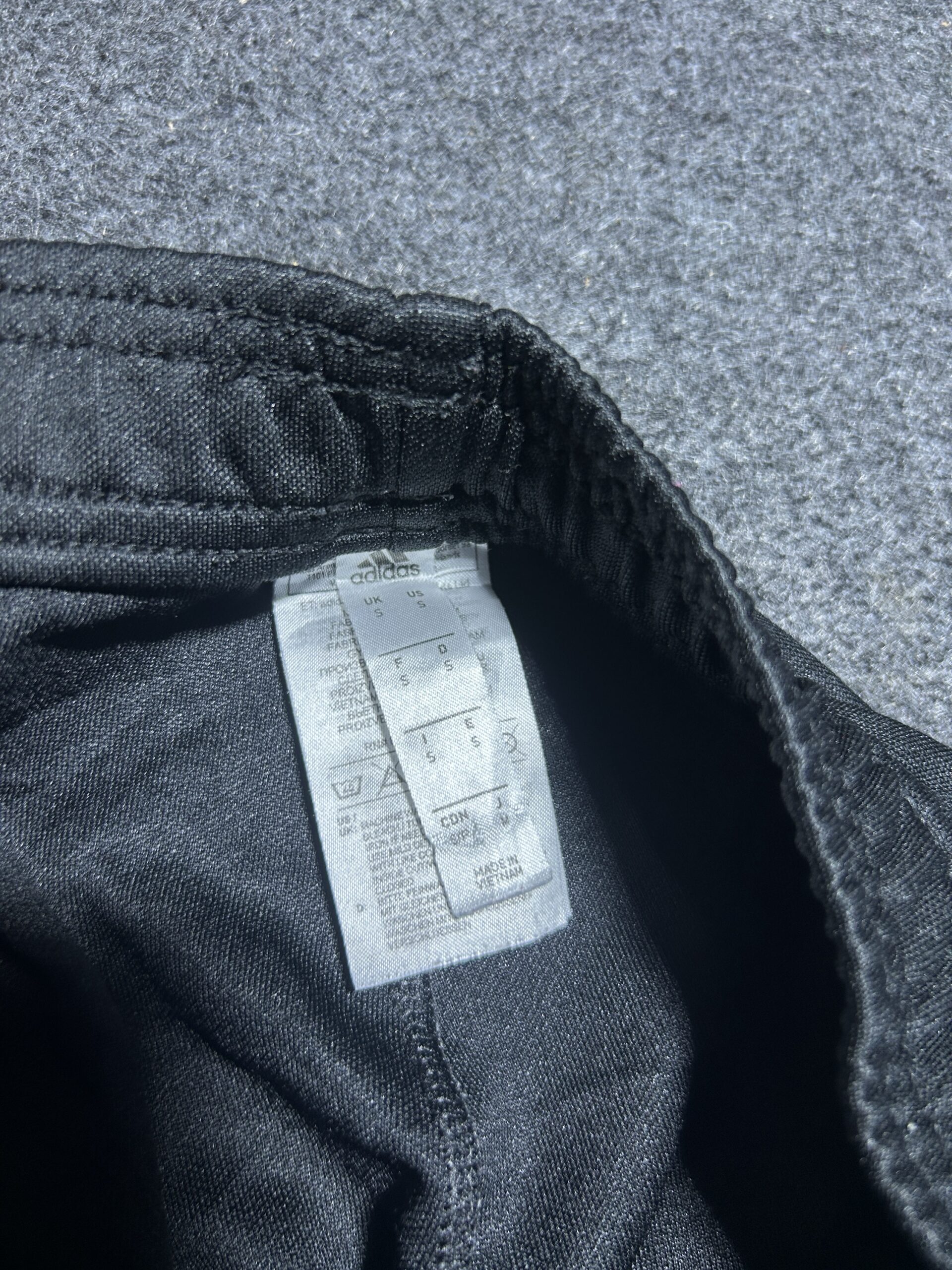 Adidas Original Track Pant | Black | 3 Strips | Unisex | Ankle Zip | 26-28
