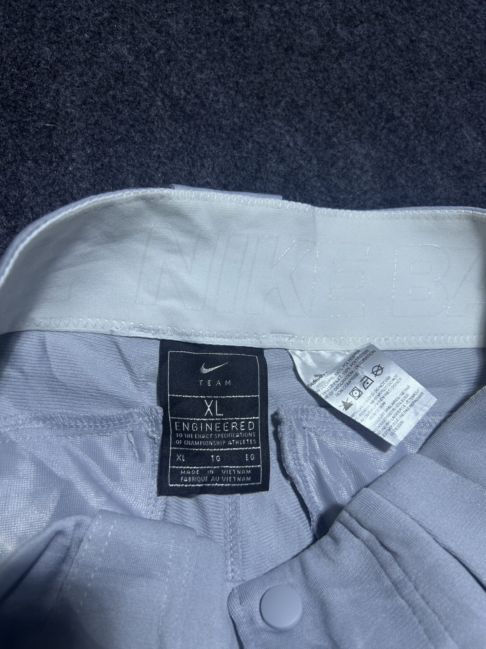 Nike Team Dri-Fit Track Pants Light Grey | Athletic Fit | 30