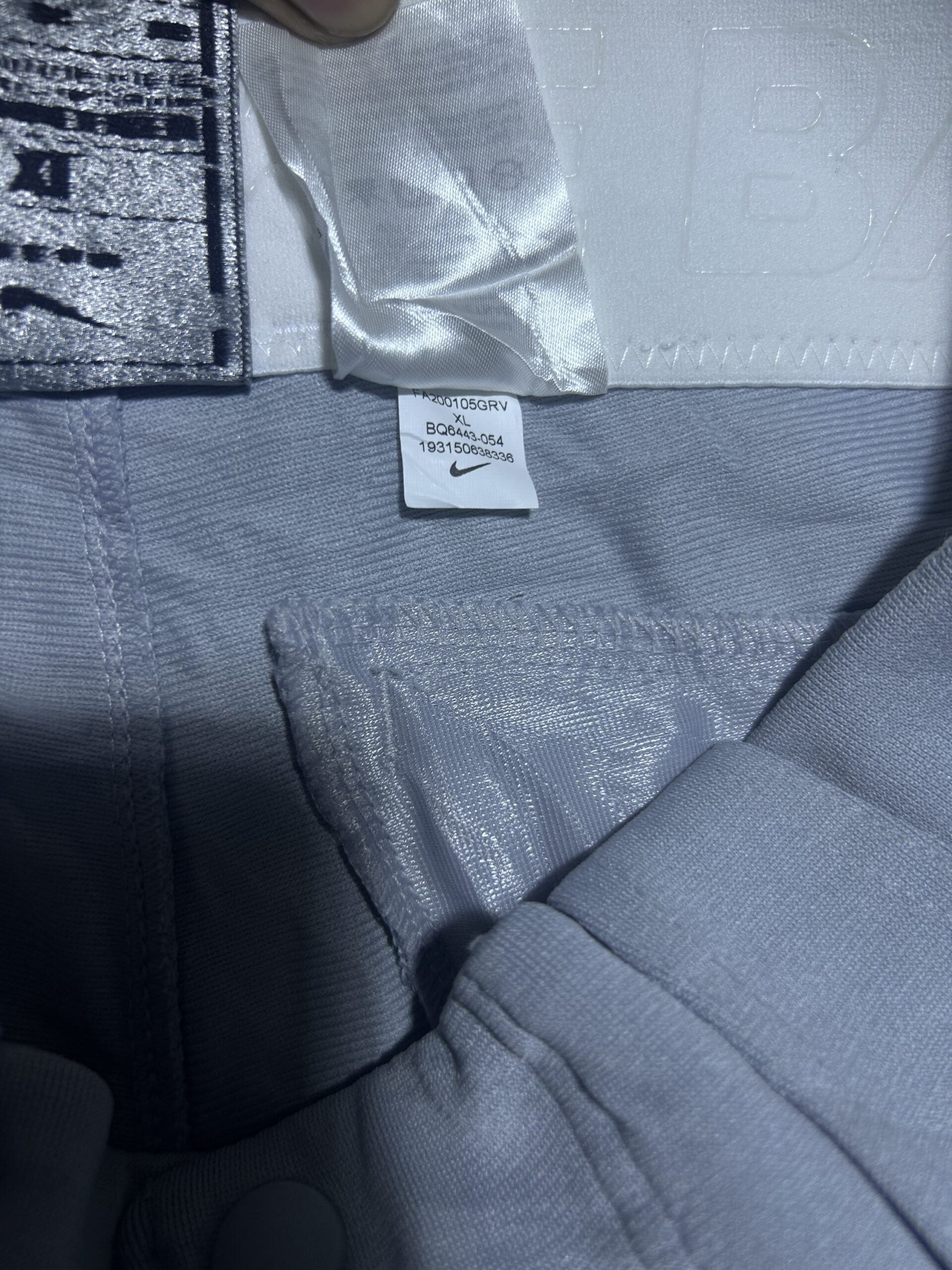 Nike Team Dri-Fit Track Pants Light Grey | Athletic Fit | 30