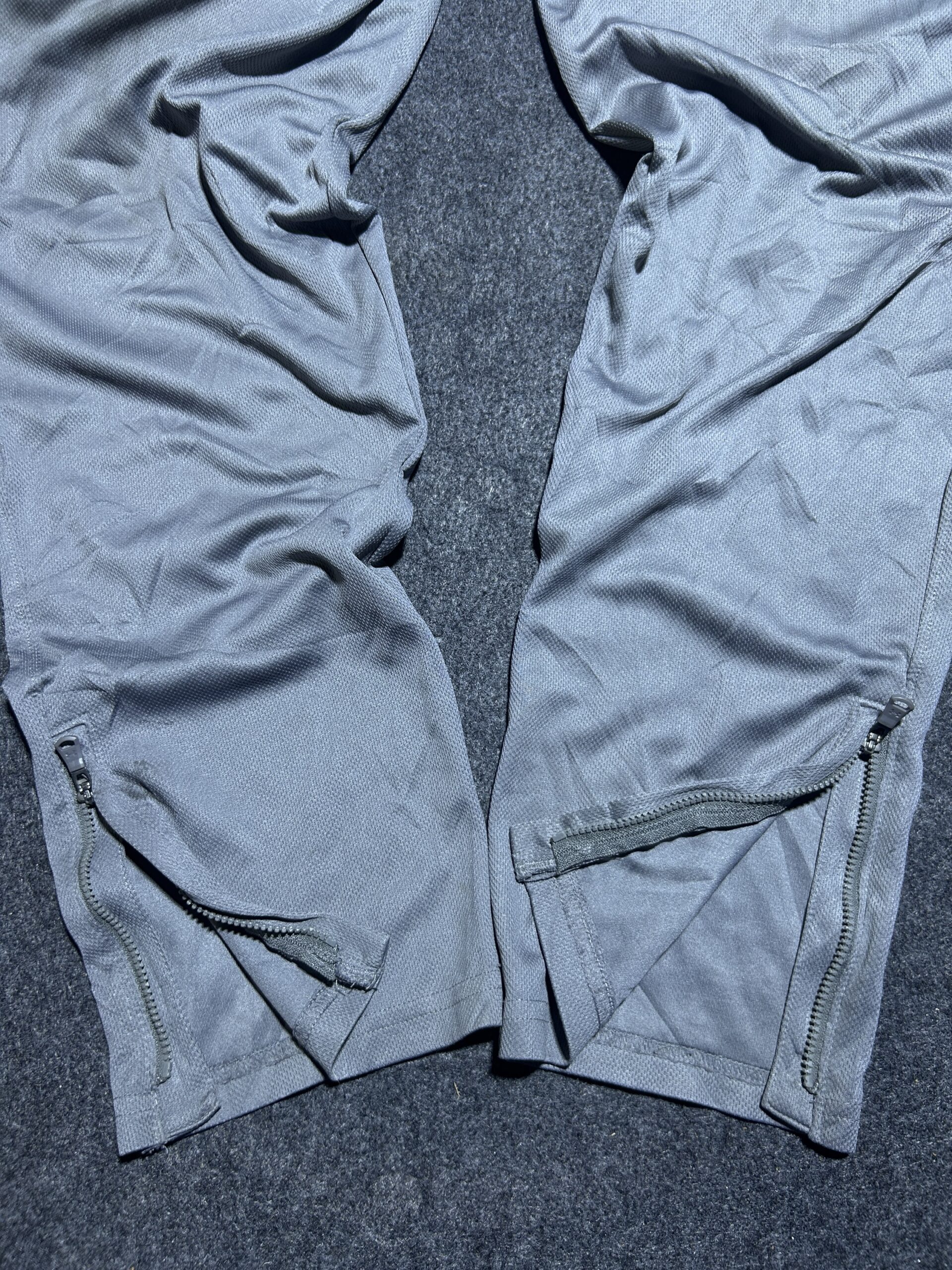 Under Armour Original Track Pant | Grey | Ankle Zip Adjustable | 28-30 | Unisex