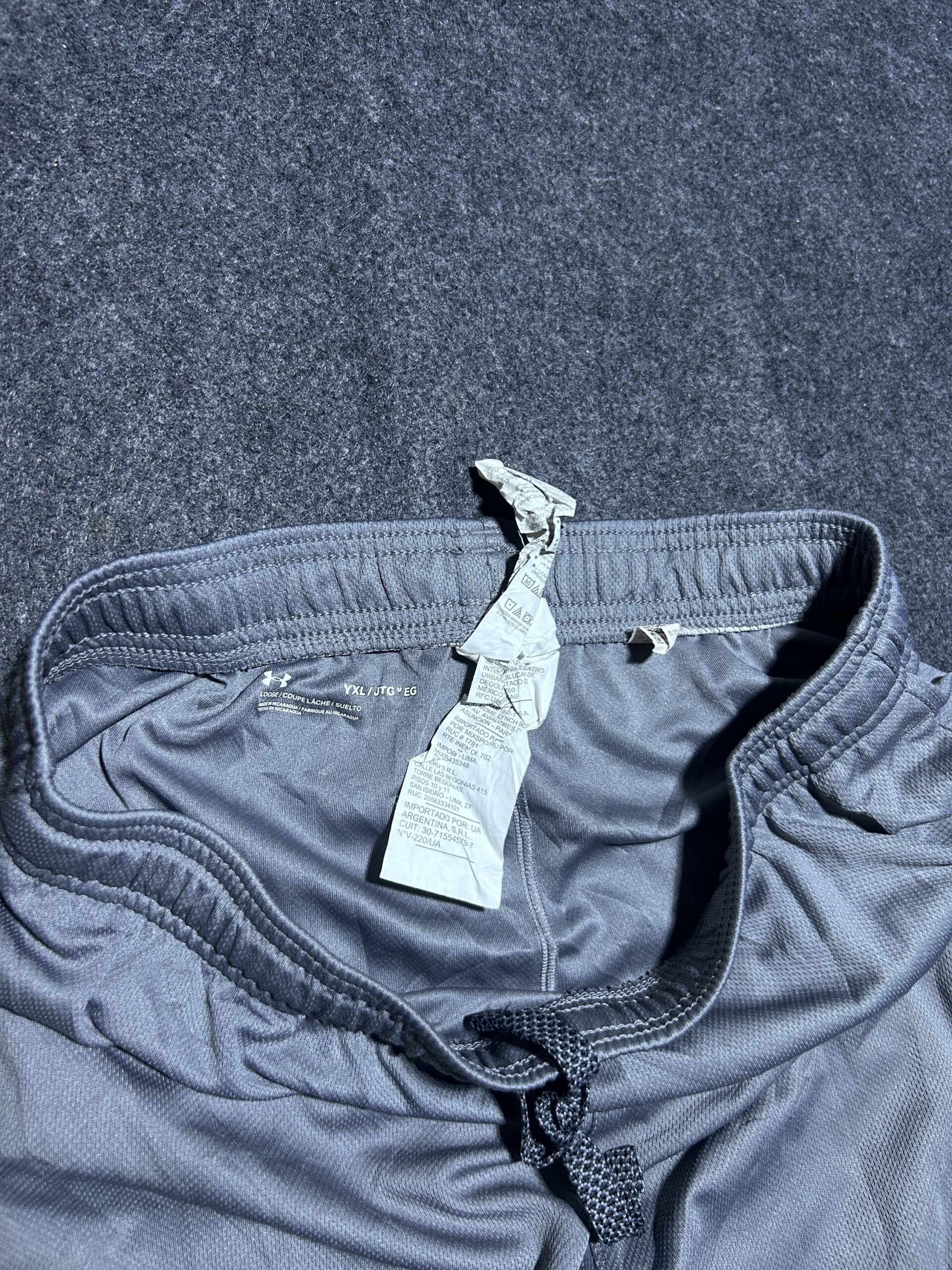 Under Armour Original Track Pant | Grey | Ankle Zip Adjustable | 28-30 | Unisex