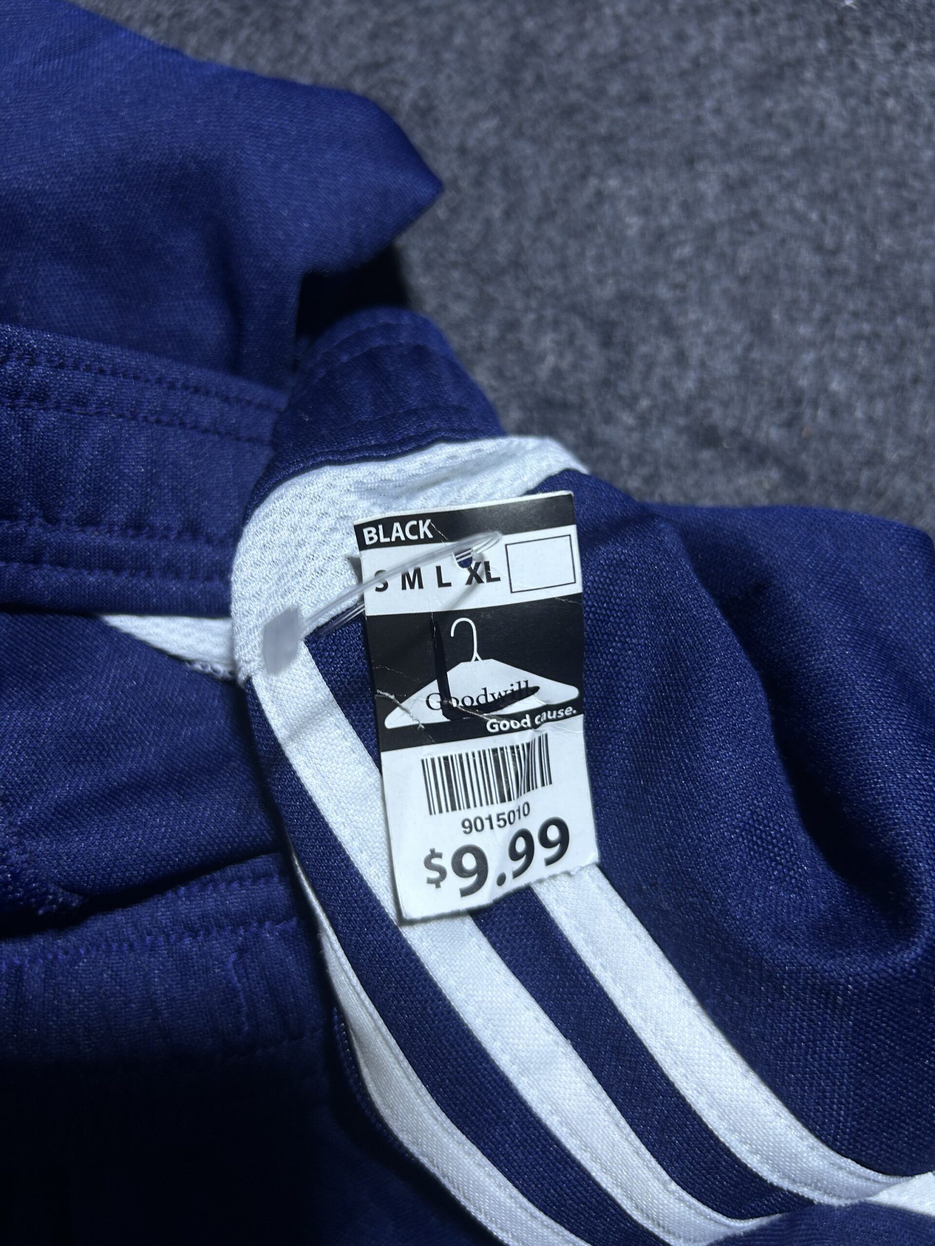 Adidas Original ClimaCool Track Pant | Ankle Zip | 30-34 | Navy