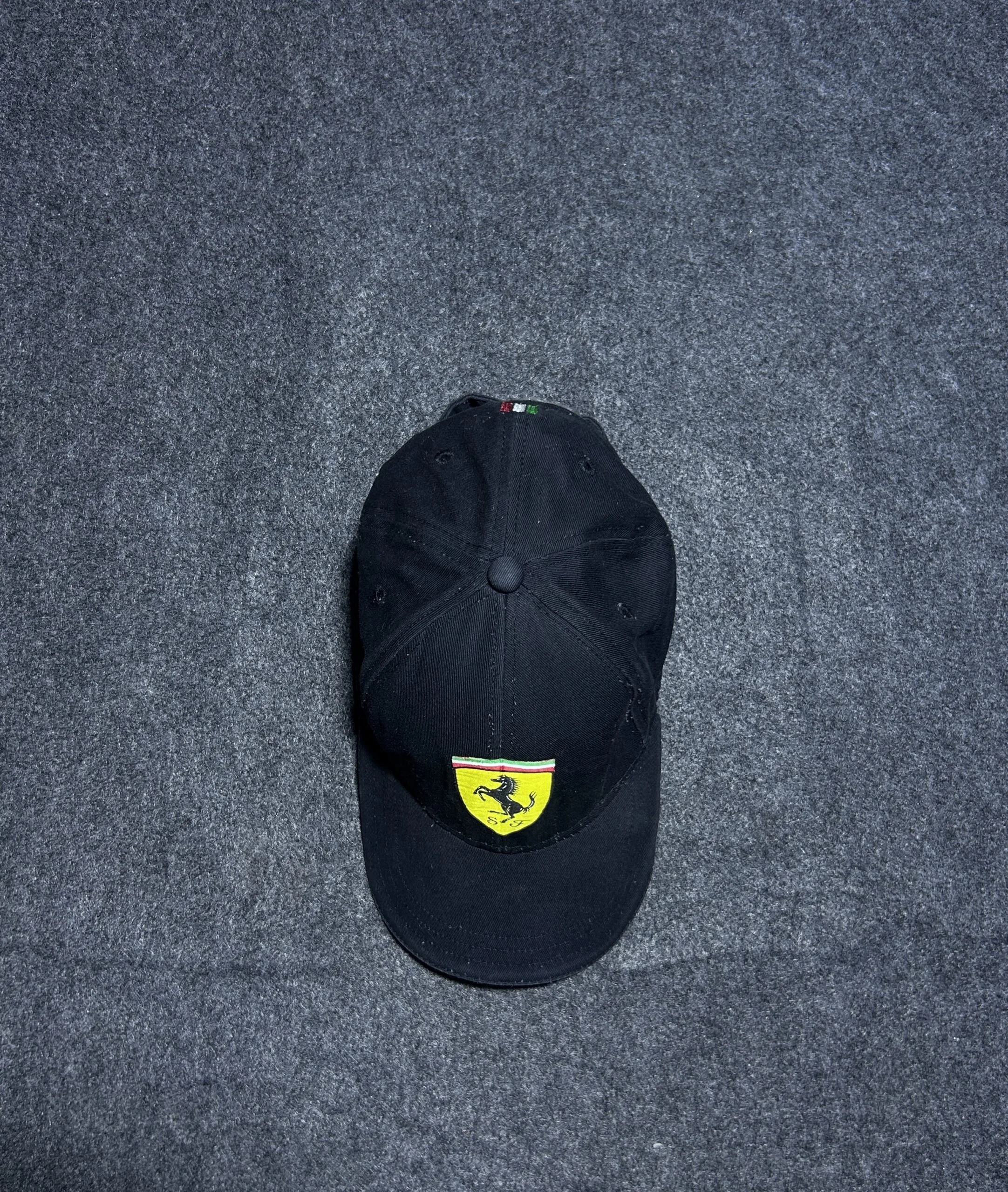 Ferrari Black Baseball Cap | Official Licensed Product | Classic Logo Hat