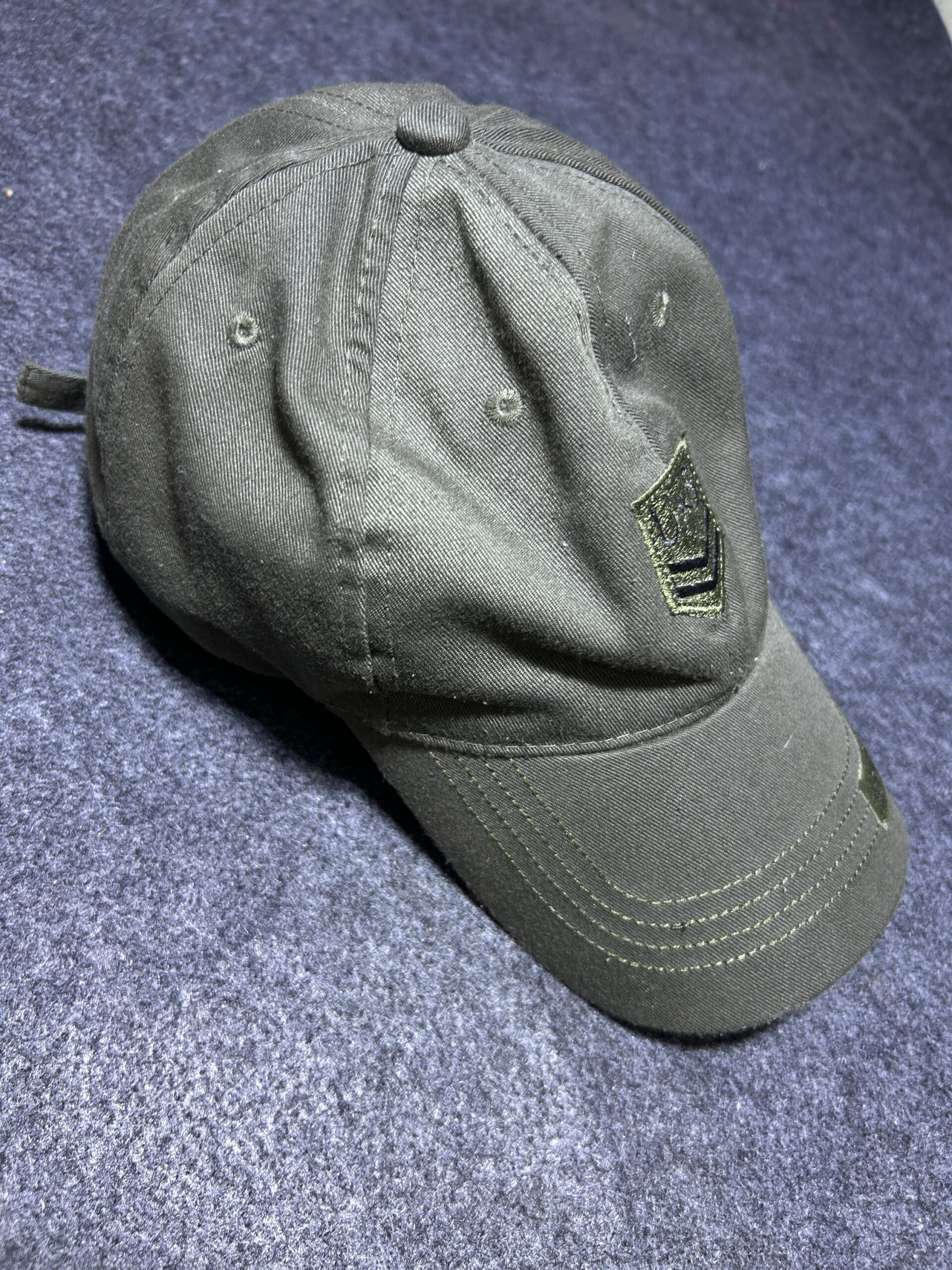 U.S. Army Military Style Olive Green Cap | Embroidered Logo Adjustable Hat
