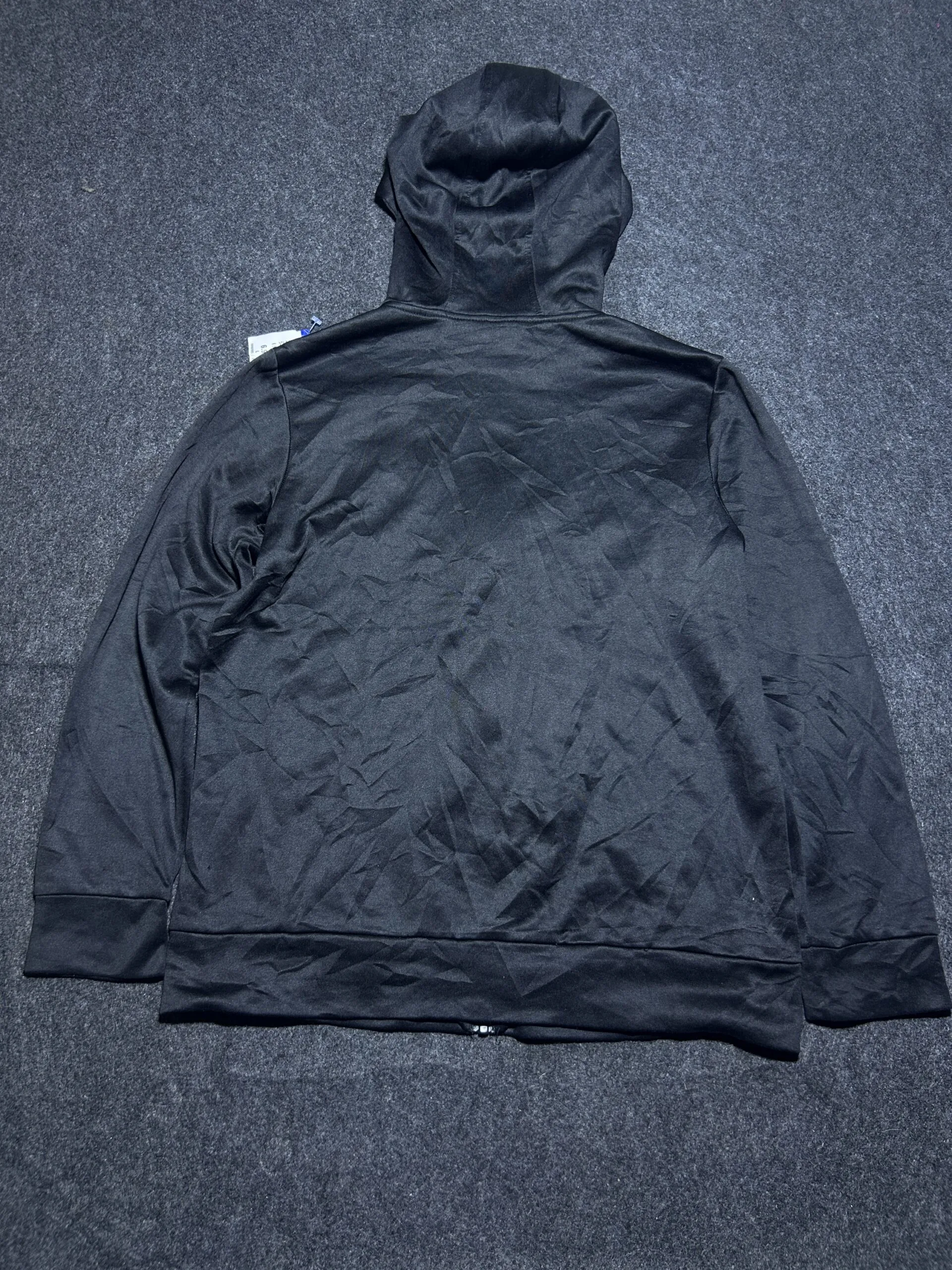 Puma Full Zip Hoodie – Black Minimal Sportswear | M