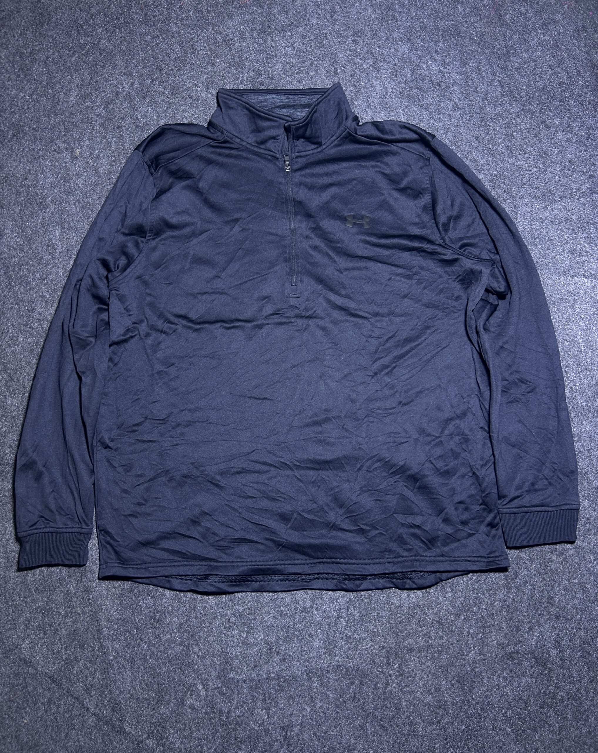 Under Armour Original Coldgear Half Zip Up Tshirt | Black | XXL |
