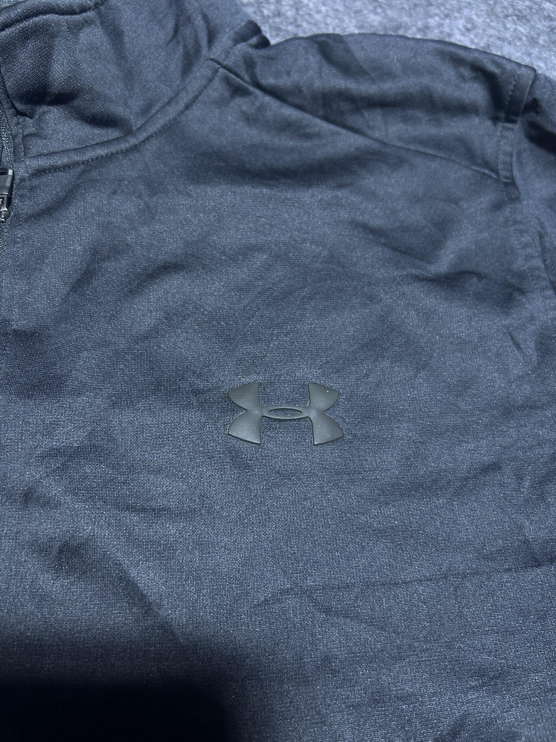 Under Armour Original Coldgear Half Zip Up Tshirt | Black | XXL |