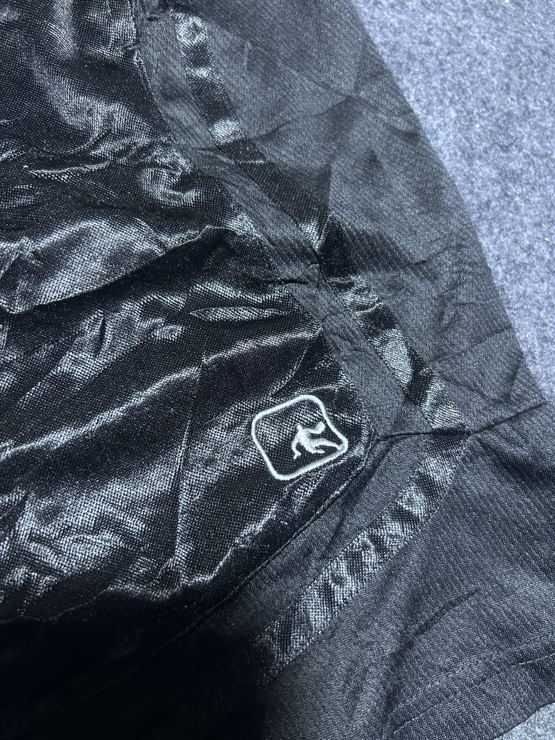 AND1 Black Athletic Shorts – Glossy Finish | Stretch Waist 28-34