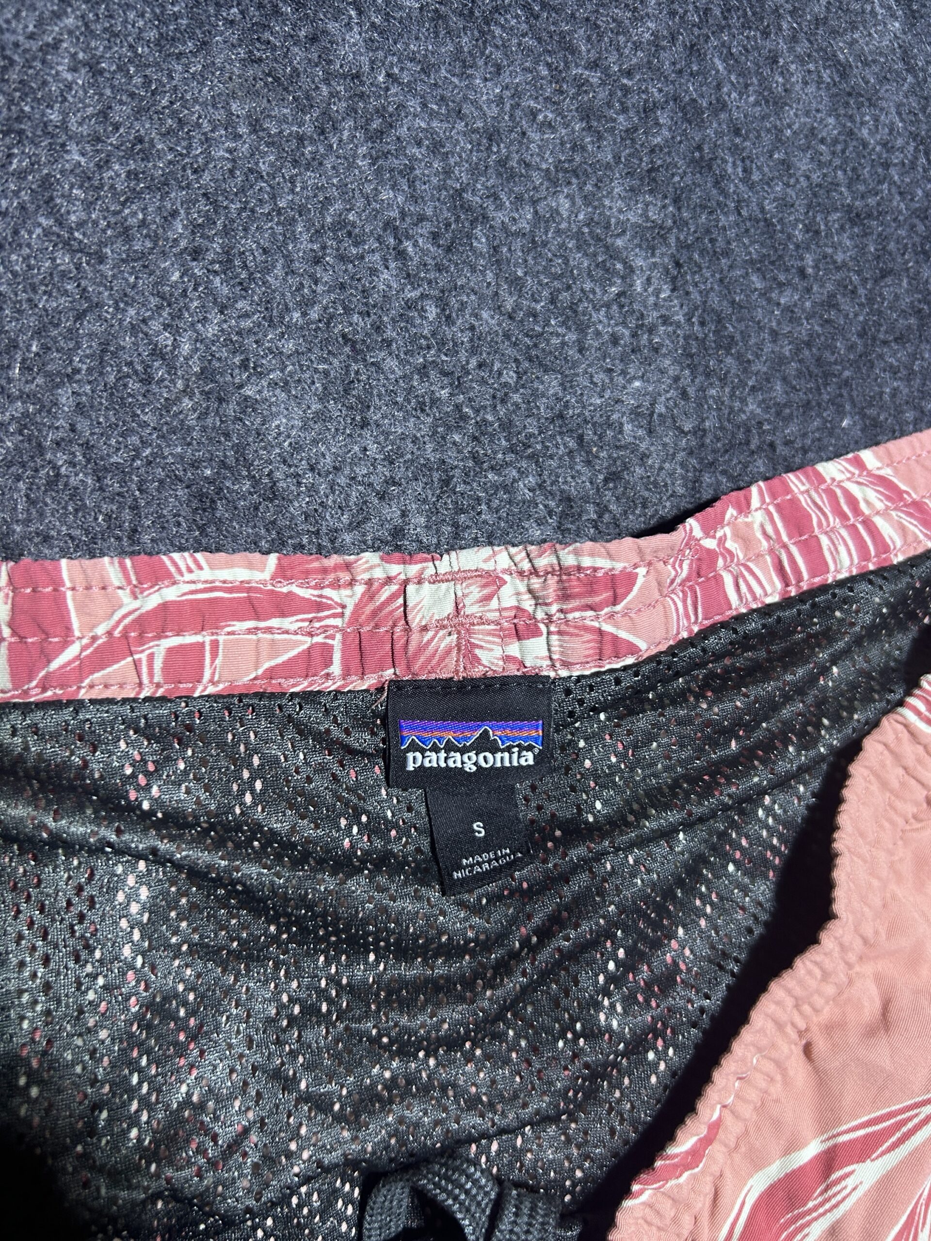 Patagonia Floral Swim Shorts – Pink Beachwear | Summer Essential | 36