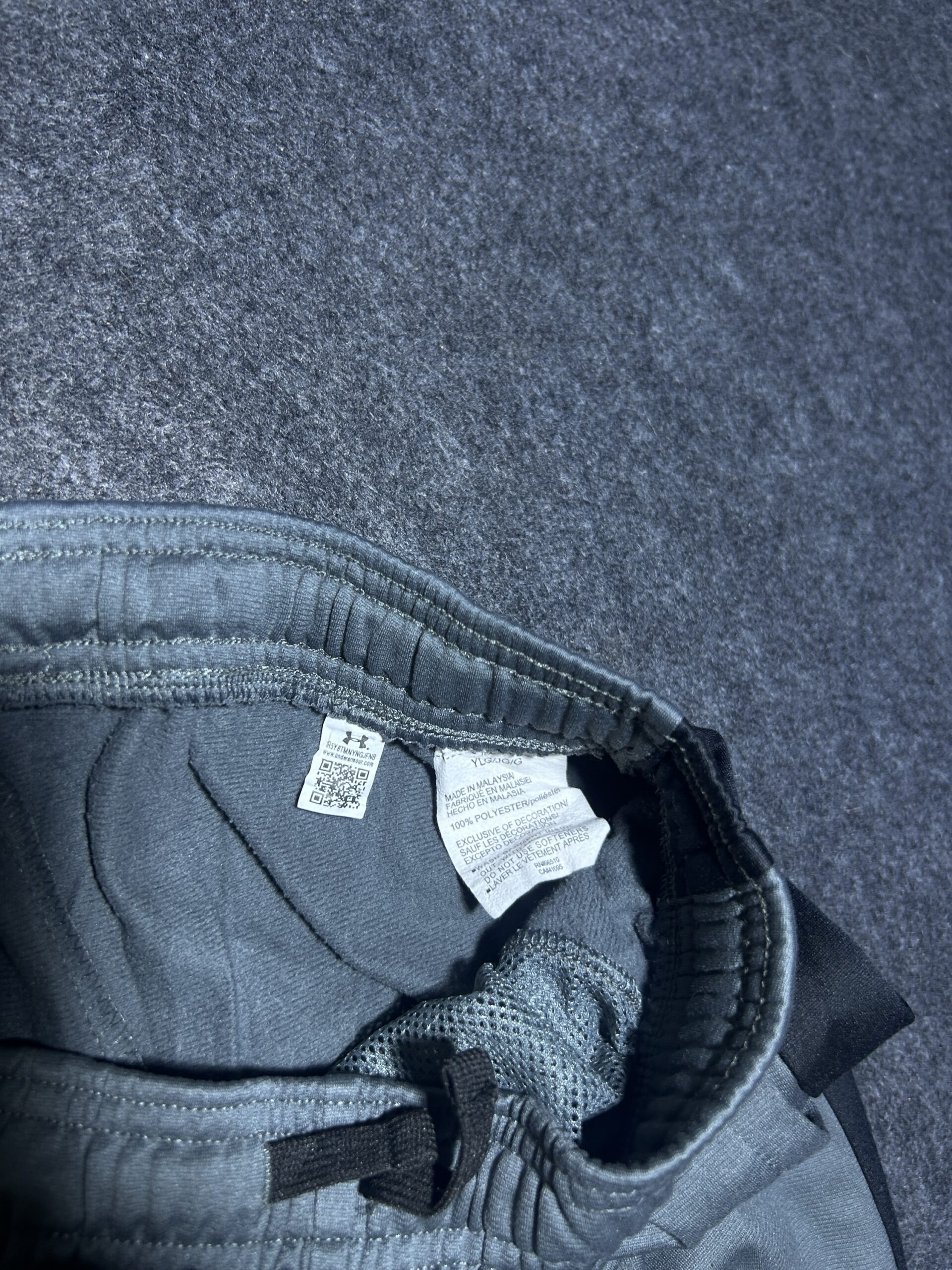 Under Armour Original Training Track Pants | 26-30 | Grey Black Lined | Excellent Condition