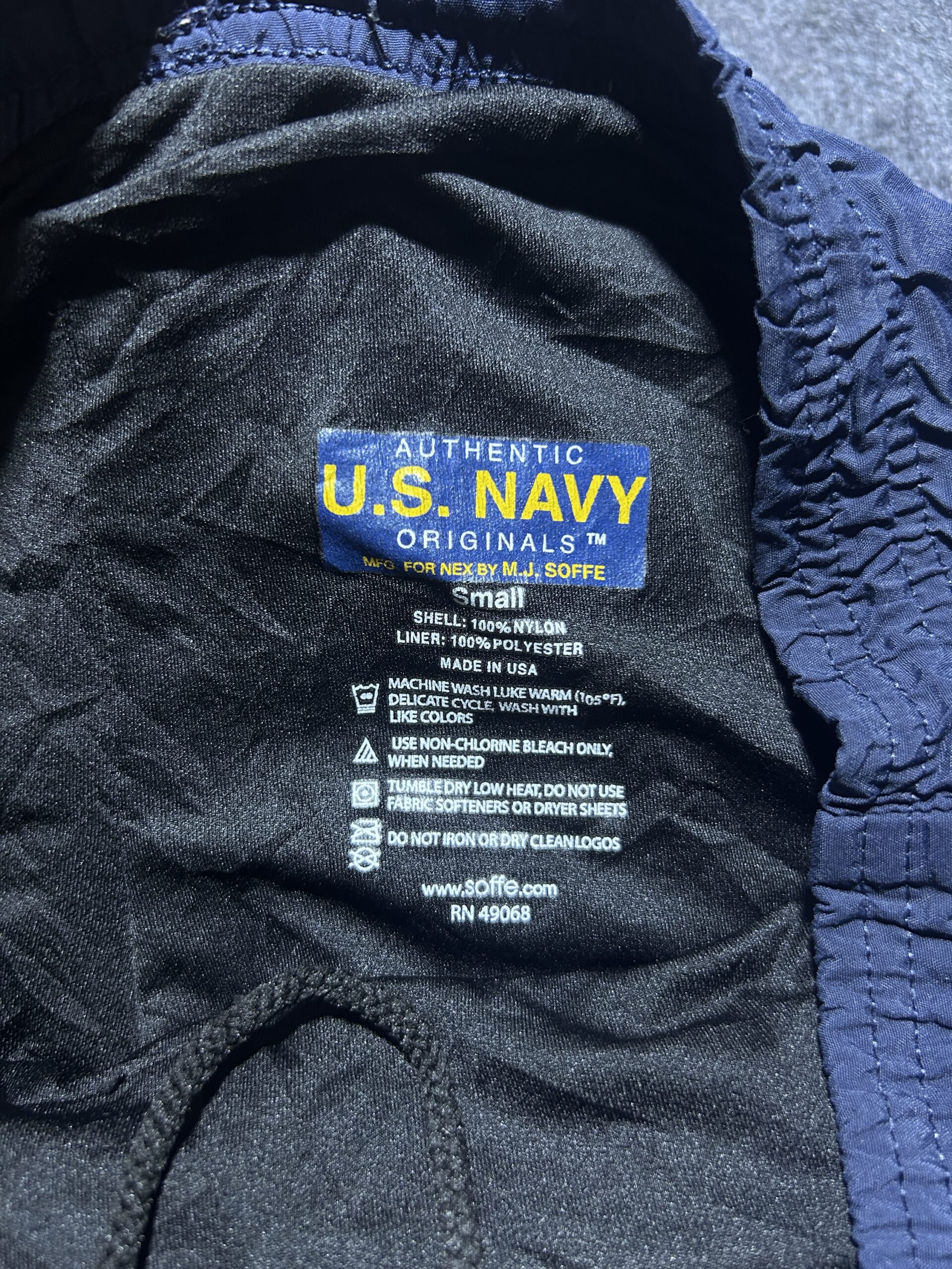 American Navy Original Sports Shorts | Navy | 32-36 adjustable | unisex