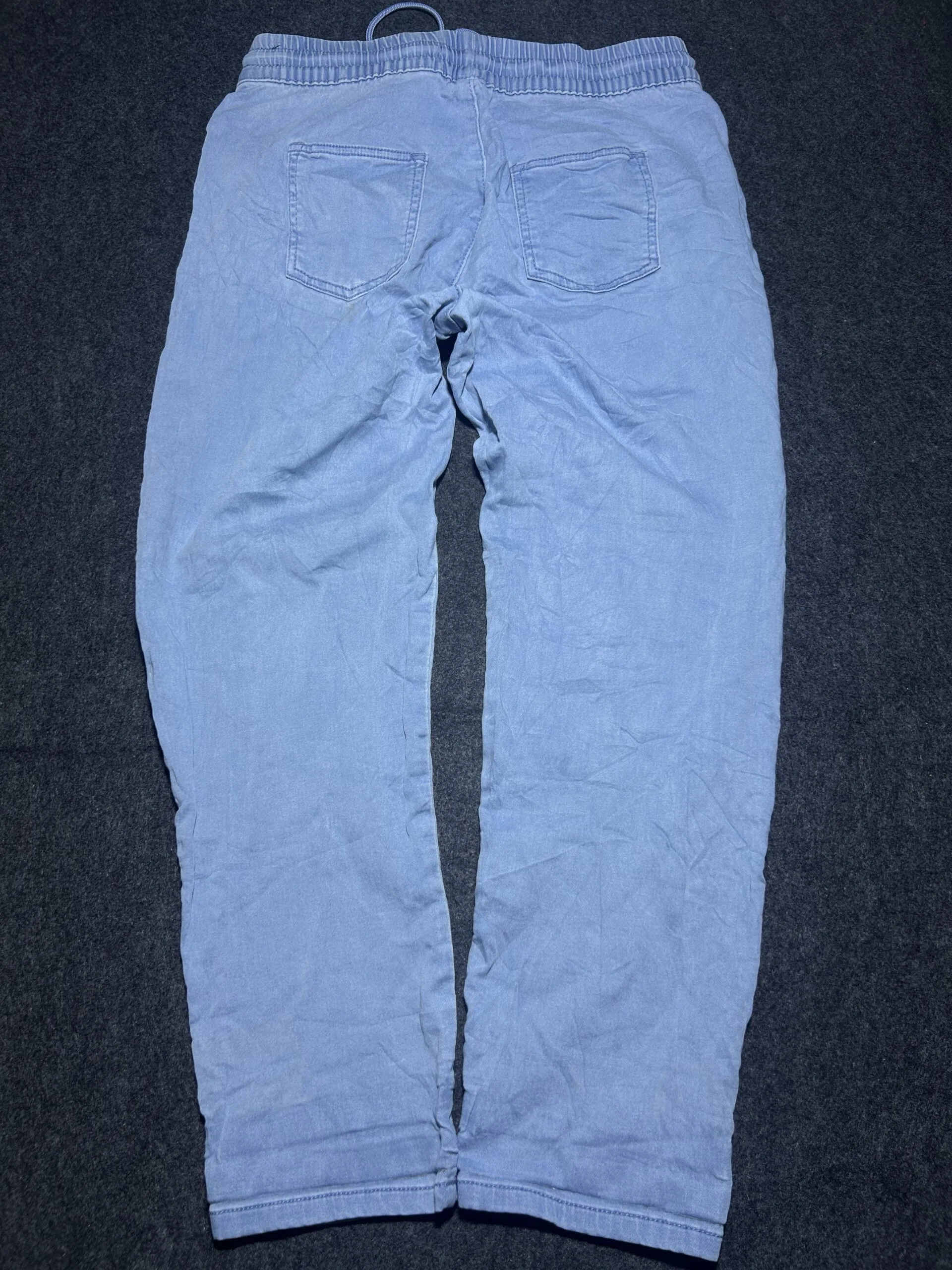 Anko Light Blue Jogger Pants | Mid Rise | Casual Slim Fit | 32-34 adjustable