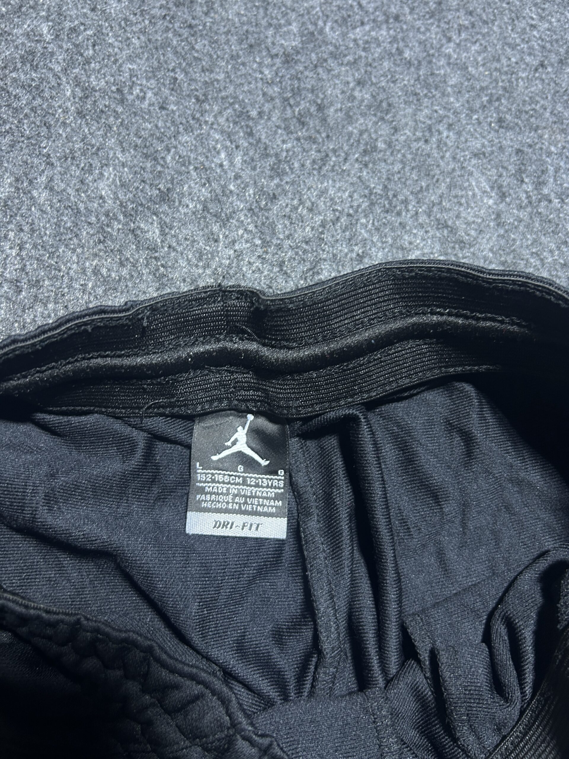 Jordan Dri-fit Track Pants Black | 26-28 | Ankle Zip |