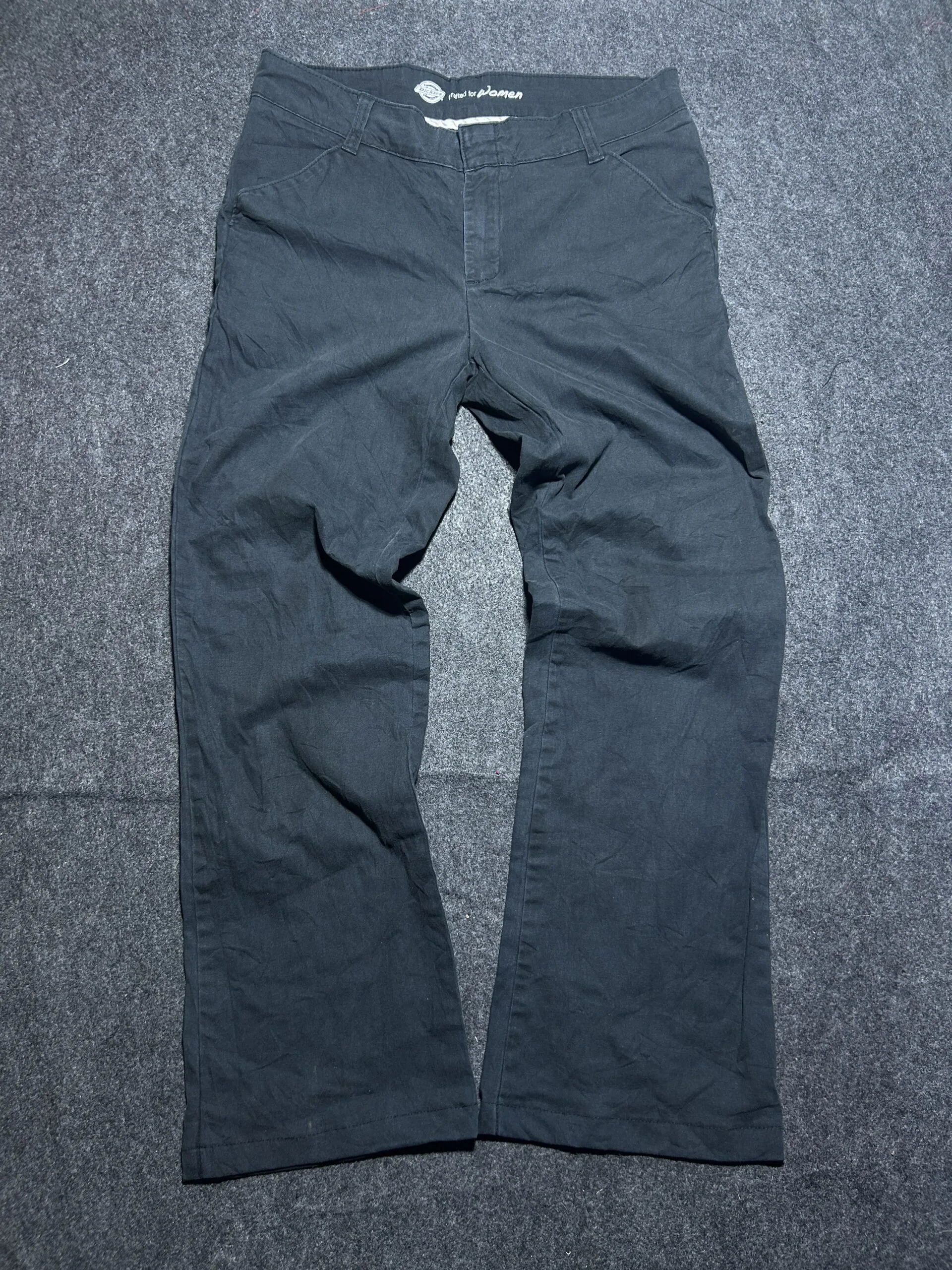 Dickies Women’s Straight Fit Pants Black | W 32