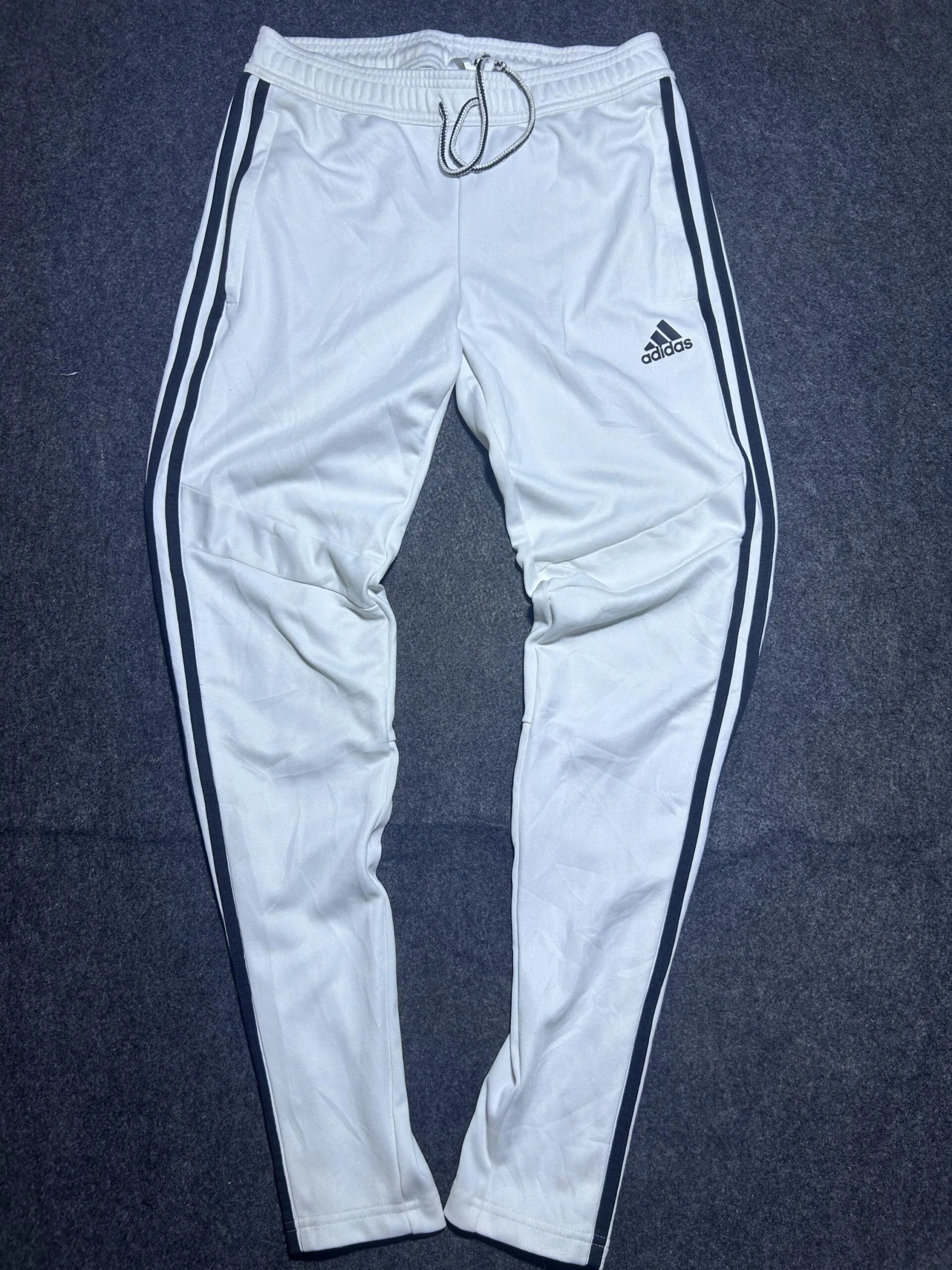 Adidas Climacool Track Pant | White | Ankle Zip | 28-30 | Excellent Condition