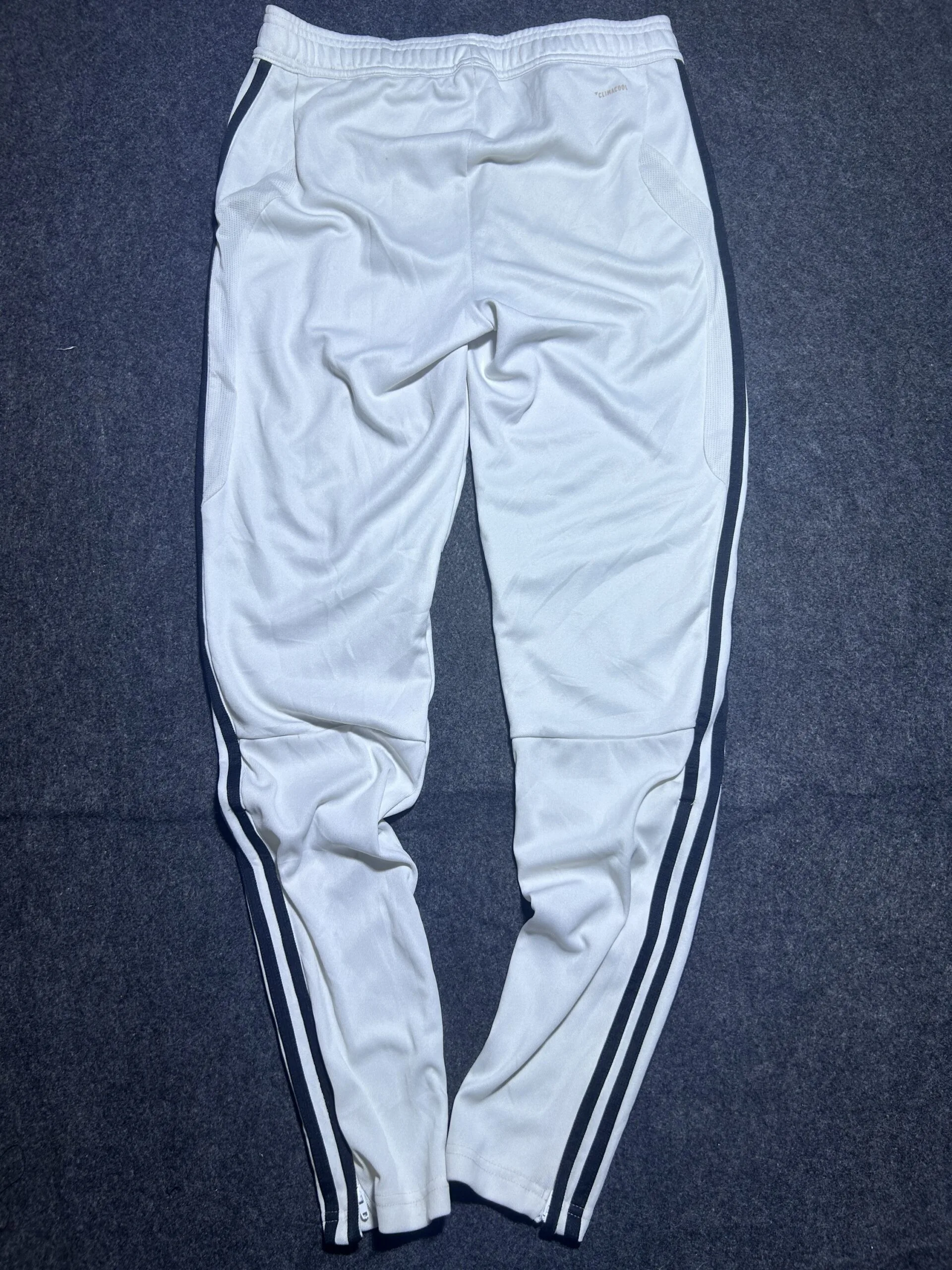 Adidas Climacool Track Pant | White | Ankle Zip | 28-30 | Excellent Condition