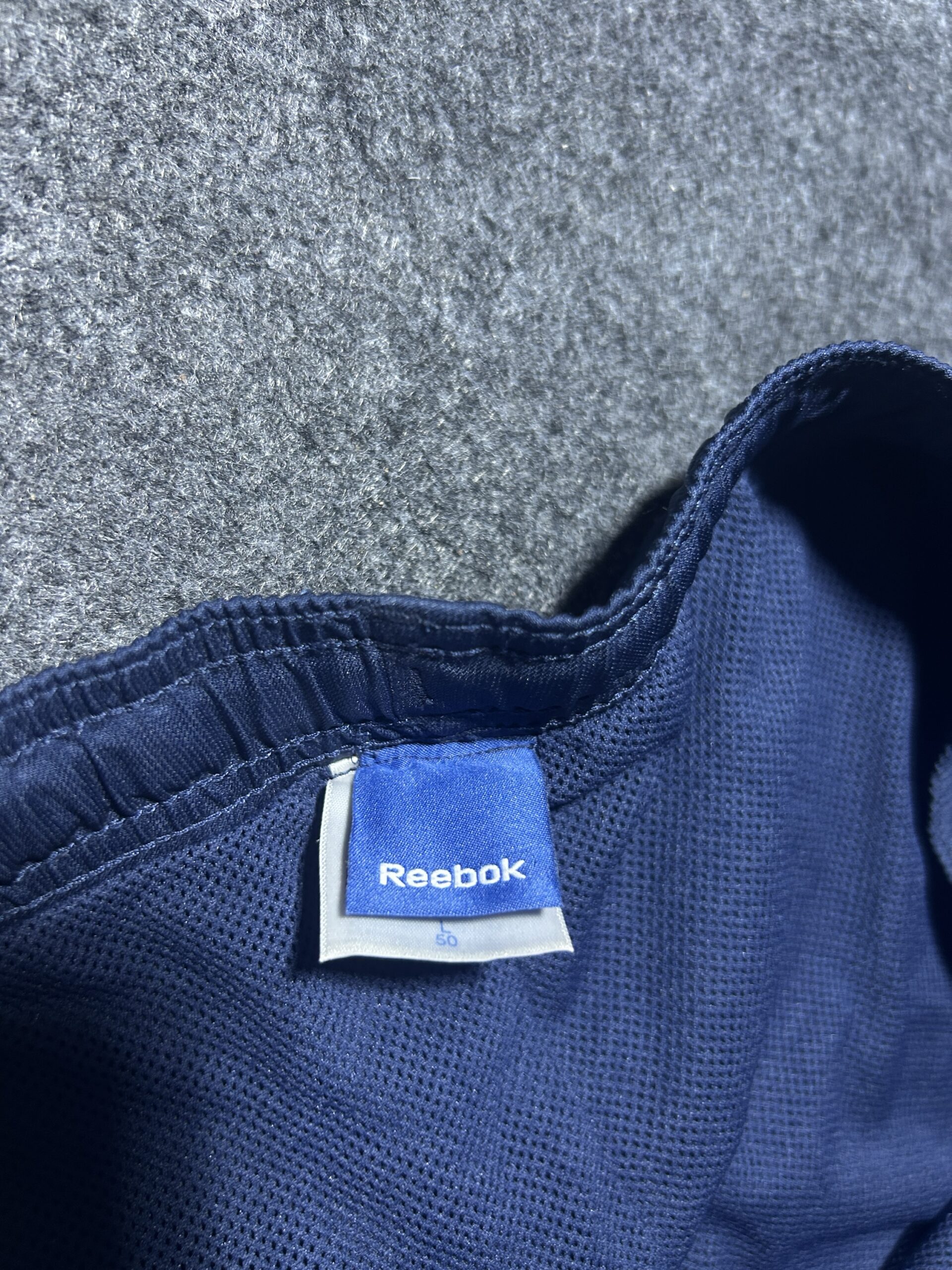 Reebok Training Track Pants | Navy Blue | Mesh Lined | Regular Fit | Size 38-44 Adjustable