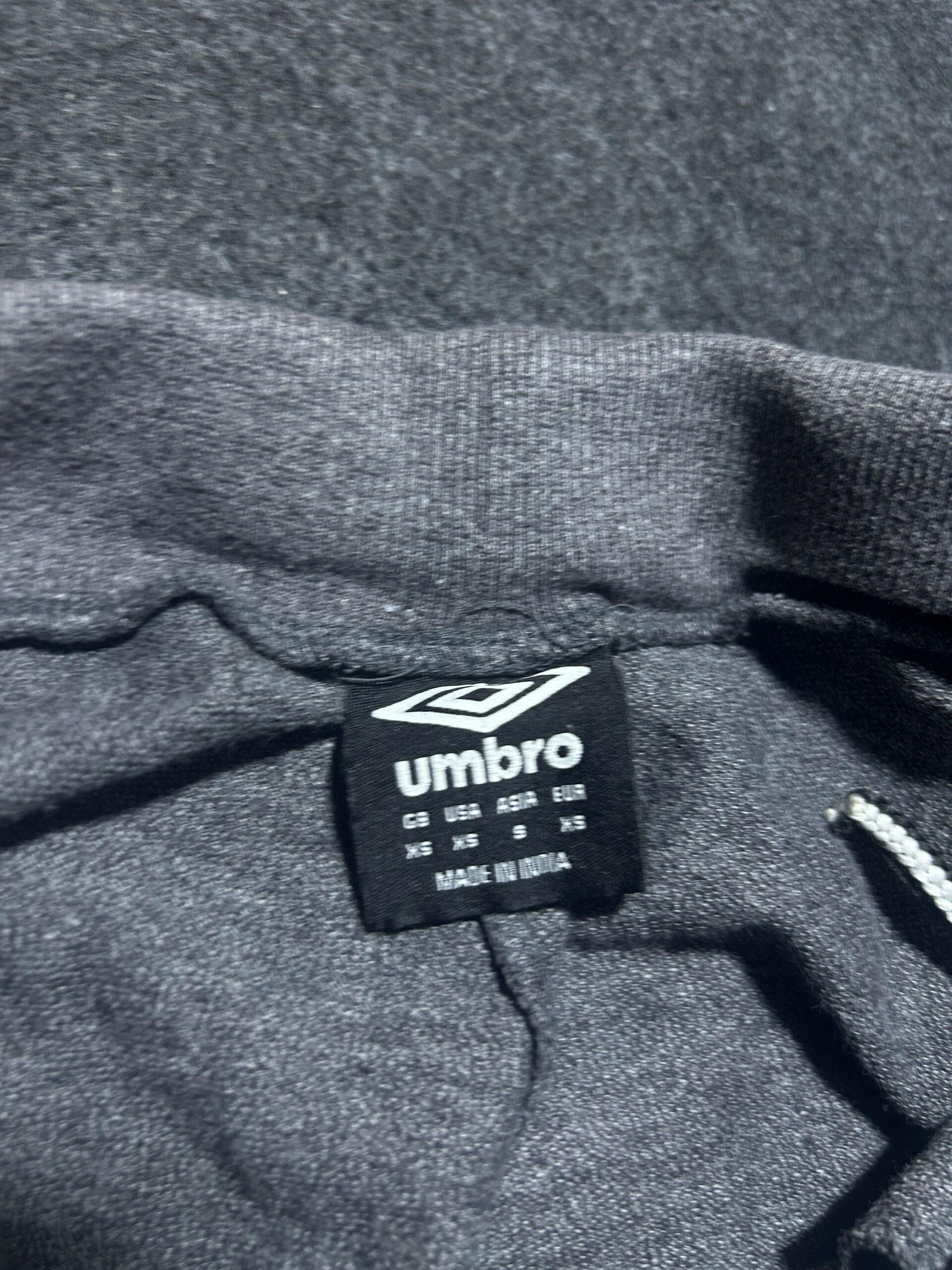 Umbro Fleece Jogger Track Pants | Grey | Tapered Fit | Waist 28–30
