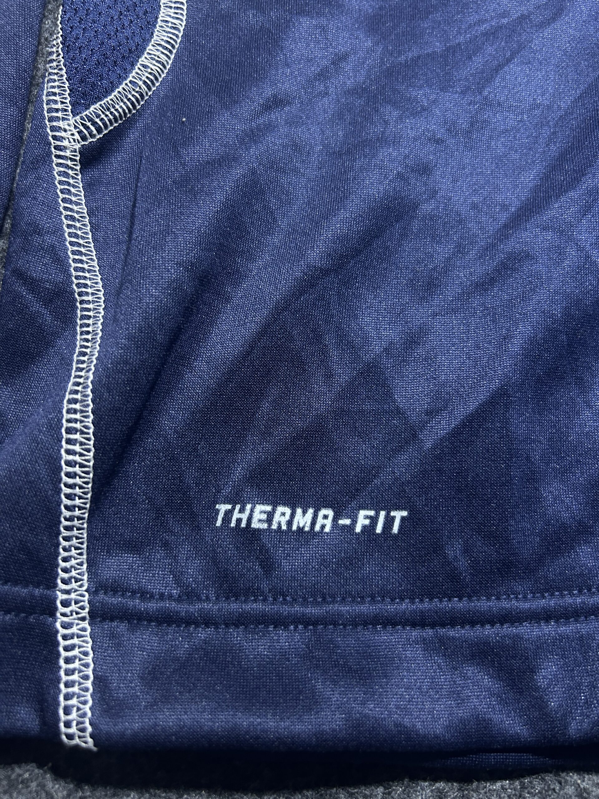 Nike Therma-FIT Quarter Zip Sweatshirt | Navy Blue | Size 38-39 | Like New